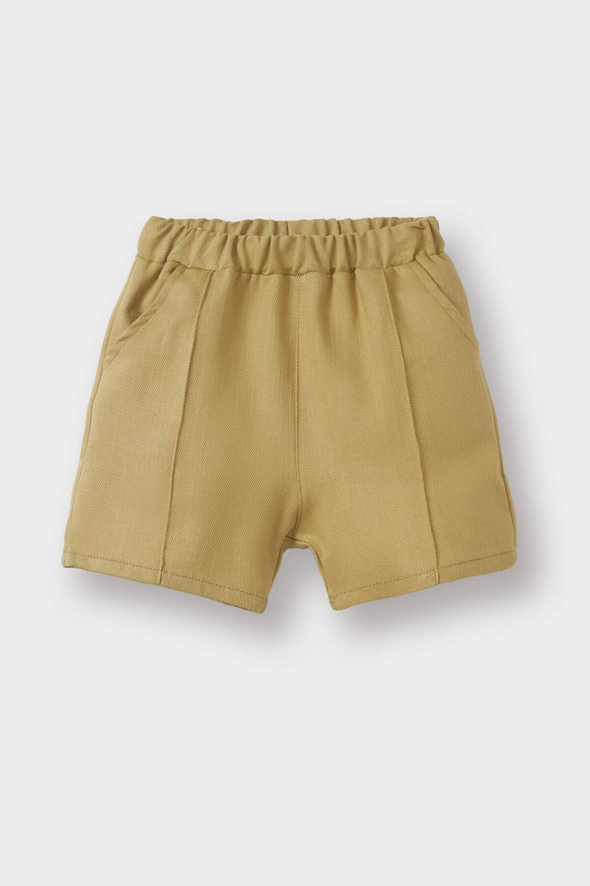 Defacto 2'li Takım Flamlı Pamuk Kısa Kollu Gömlek Şort Erkek Bebek E9030A525SM fotoğrafı 2 (önizleme)