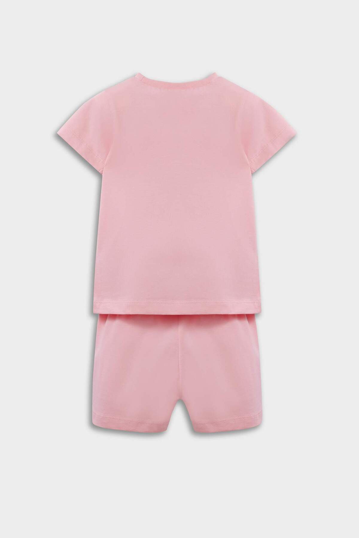 Defacto %100 Pamuklu Unıcorn Baskılı Pijama Takımı Kız Bebek E1553A525HS fotoğrafı 4 (önizleme)