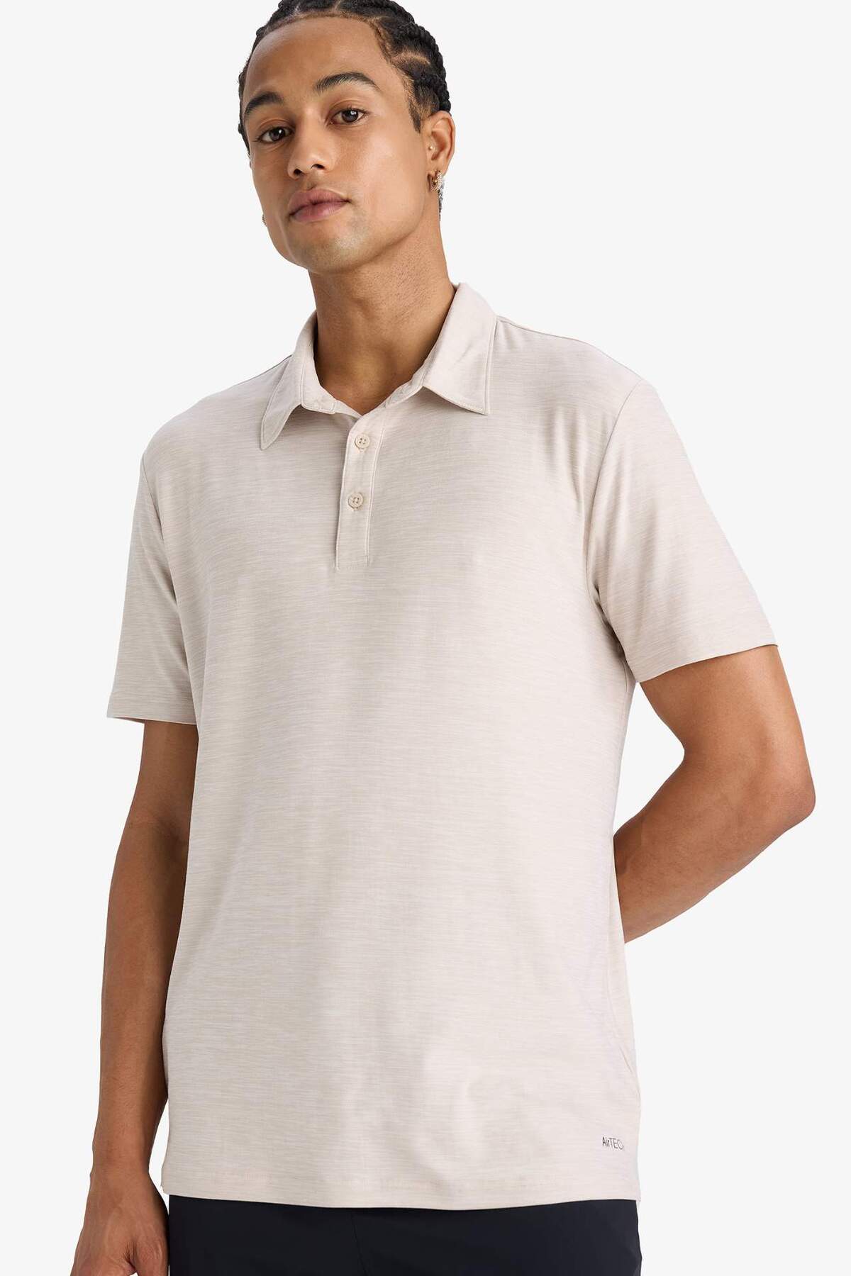 Defacto Flexible Fabric Standard Fit Polo Collar Sportsman Short Sleeve T-Shirt D9241Ax25Sp