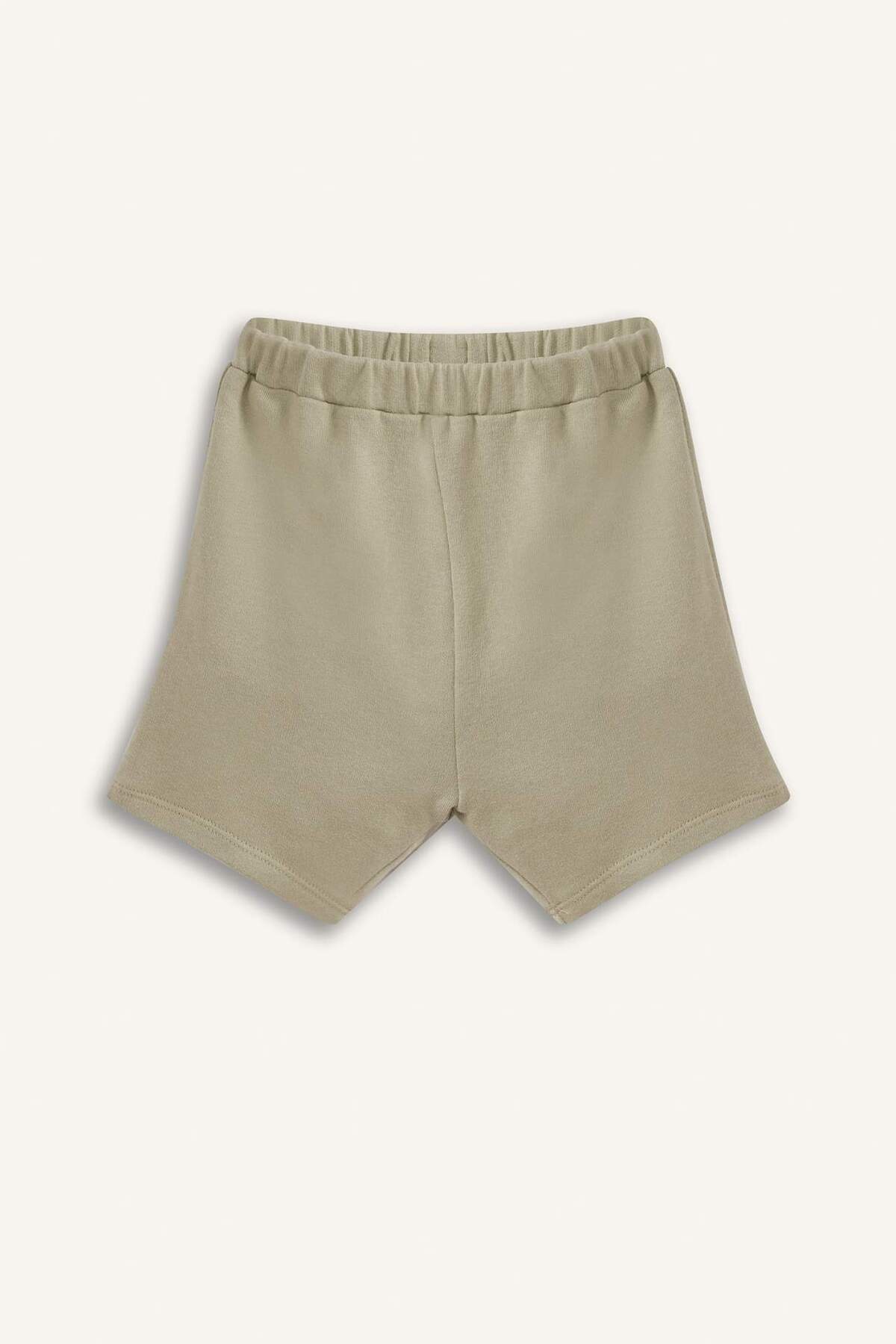 Defacto 2'li Takım Kısa Kollu Baskılı Tişört Beli Lastikli Şort Erkek Bebek E1145A525SM fotoğrafı 2 (önizleme)