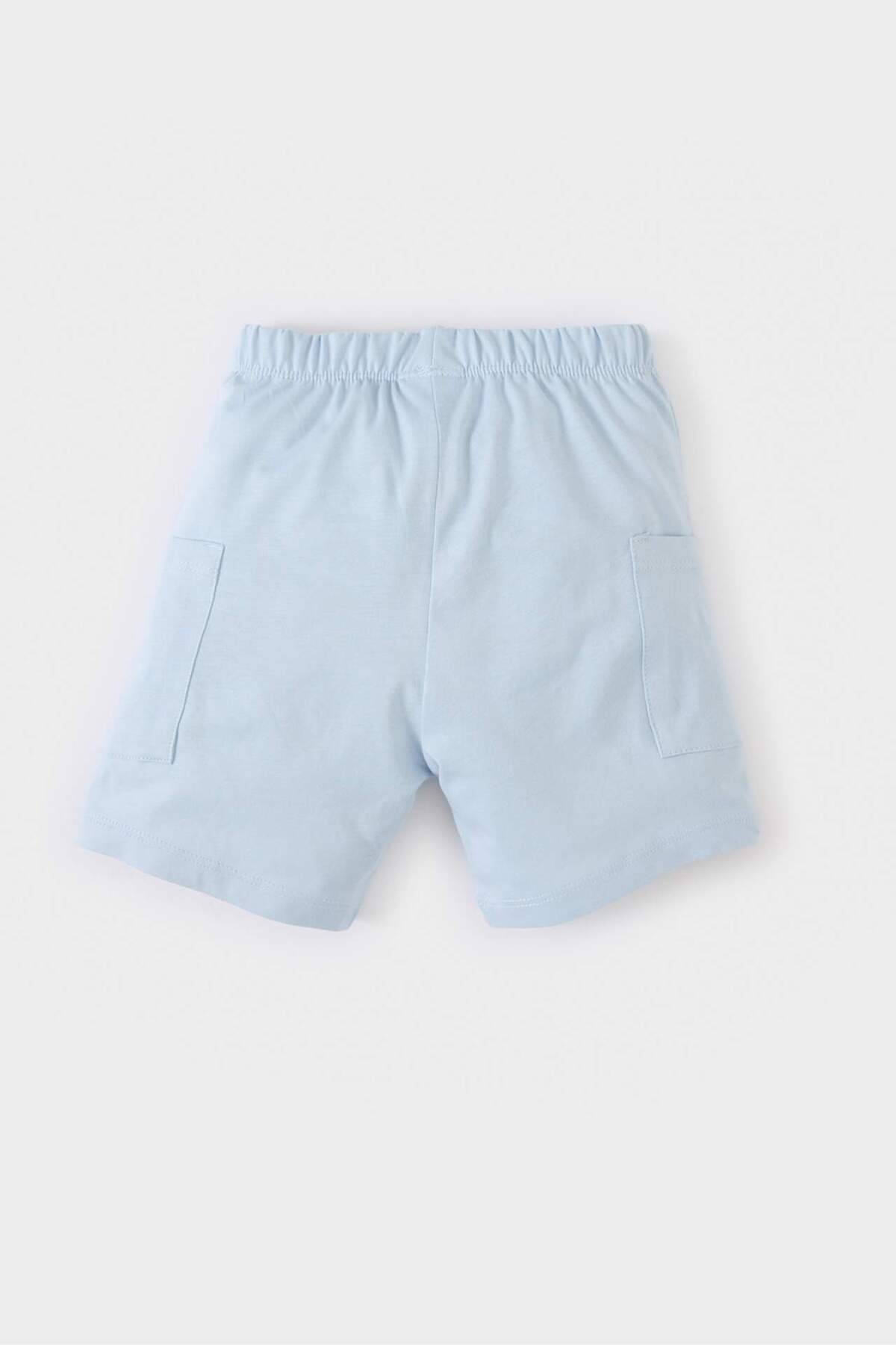 Defacto Beli Lastikli Cepli Şort Erkek Bebek E7191A525SM fotoğrafı 3 (önizleme)