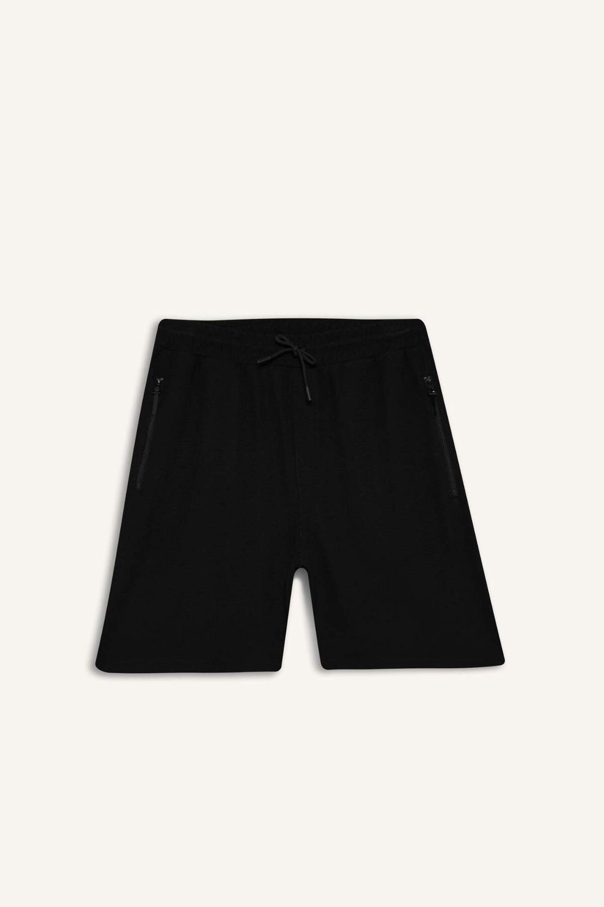 DeFacto Regular Fit Düz Paça Cepli Basic Şort B8792AX25SM görsel 7