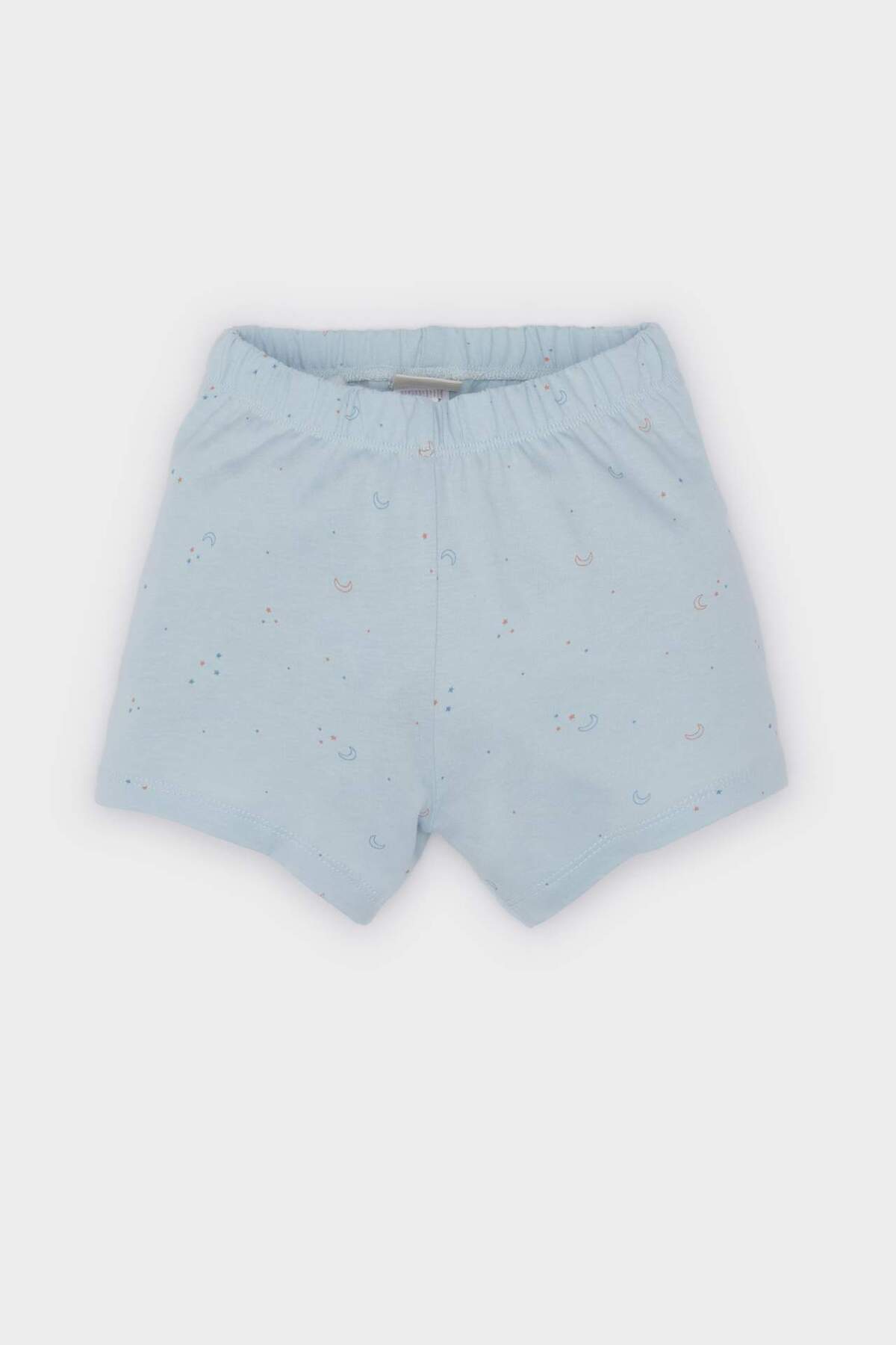 Defacto Erkek Bebek Pijama Takımı Baskılı Kısa Kollu Penye Üst Beli Lastikli Şort E1184A525HS fotoğrafı 2 (önizleme)