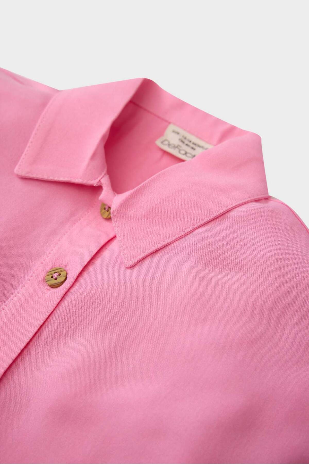 Defacto Bağlamalı Kısa Kollu Gömlek Kız Bebek E2897A525SM fotoğrafı 2 (önizleme)