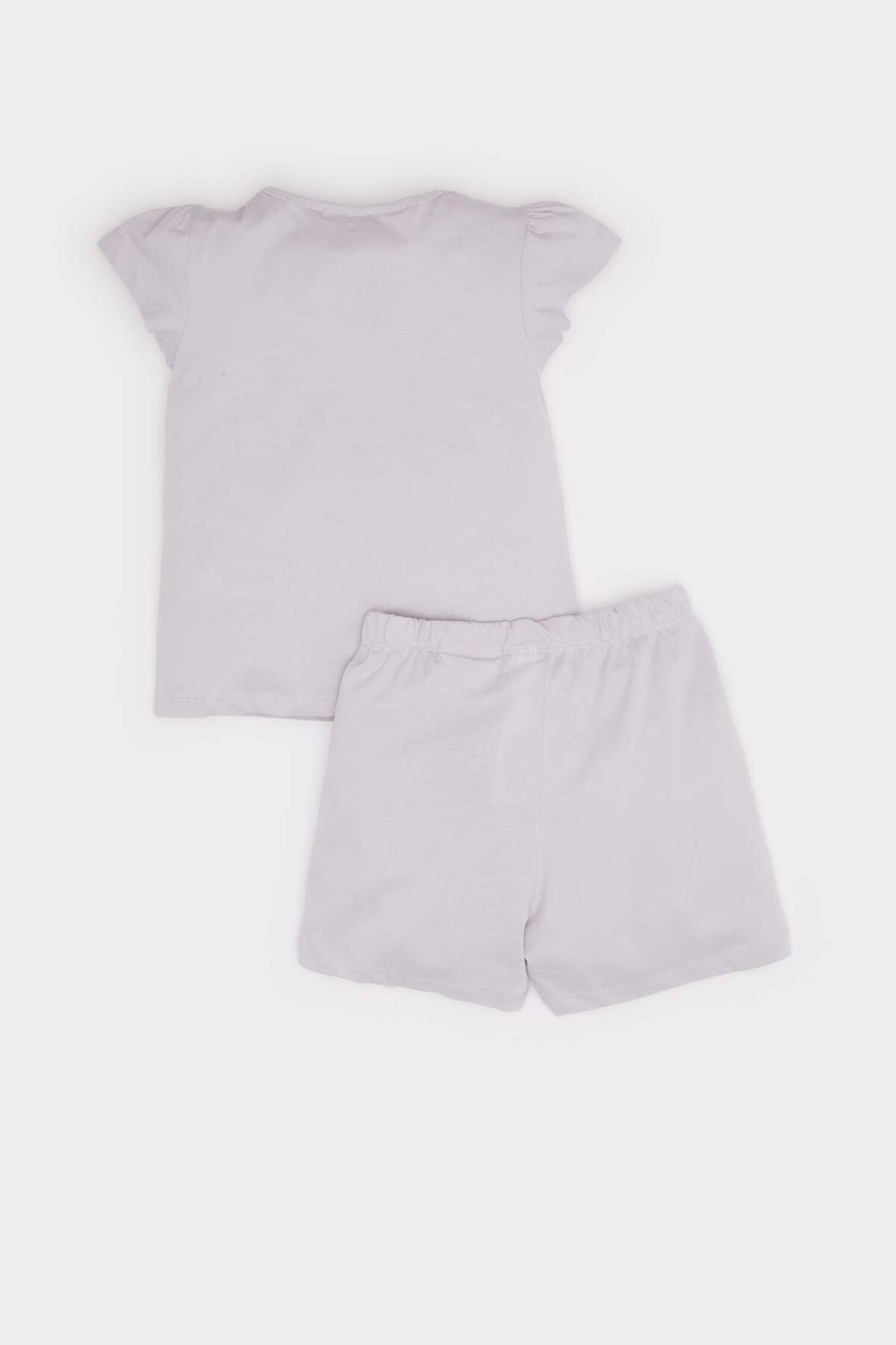 Defacto %100 Pamuklu Paw Patrol Beli Lastikli Pijama Takımı Kız Bebek E4647A525HS fotoğrafı 4 (önizleme)