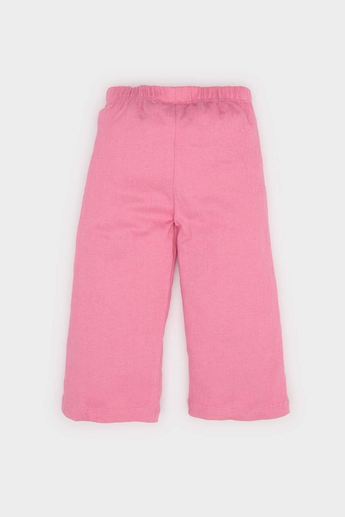 Defacto 2'li Takım Çiçekli Kısa Kollu Bluz Beli Lastikli Pantolon Kız Bebek E8441A525SM fotoğrafı 7 (önizleme)