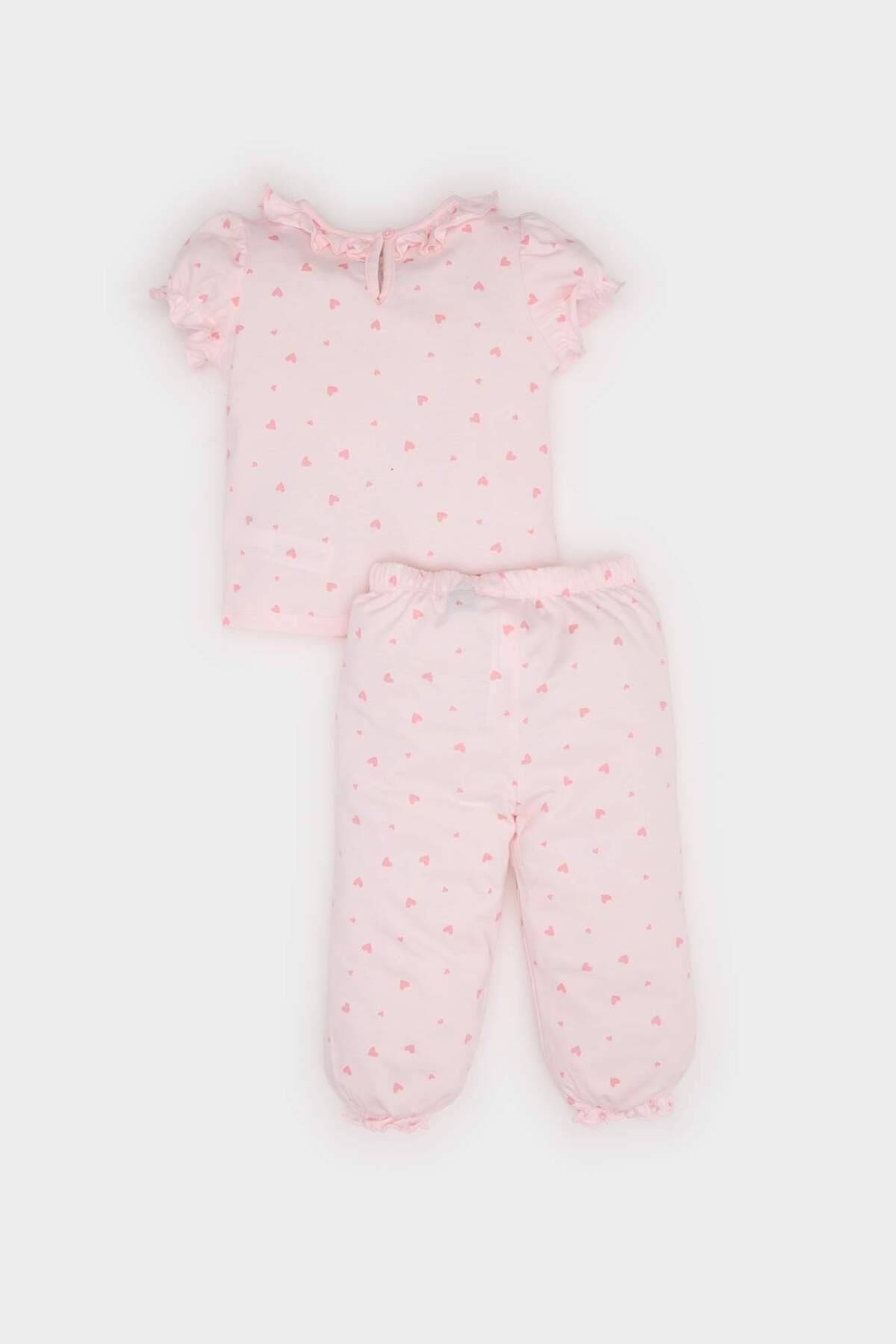 Defacto %100 Pamuklu Dısney Prenses Pijama Takımı Kız Bebek E1546A525SM fotoğrafı 5 (önizleme)