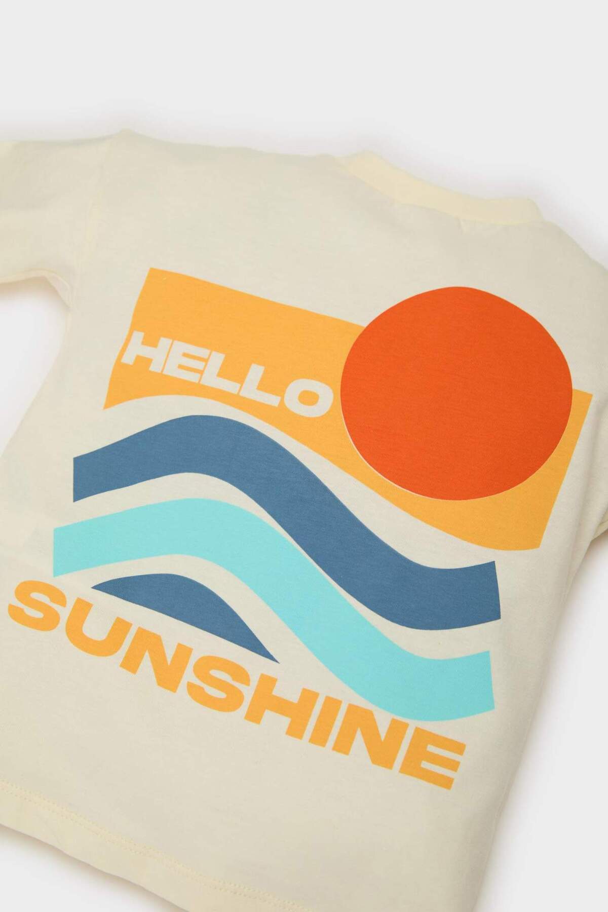 Defacto 2'li Takım Baskılı Kısa Kollu Tişört Şort Erkek Bebek E8740A525SM fotoğrafı 5 (önizleme)