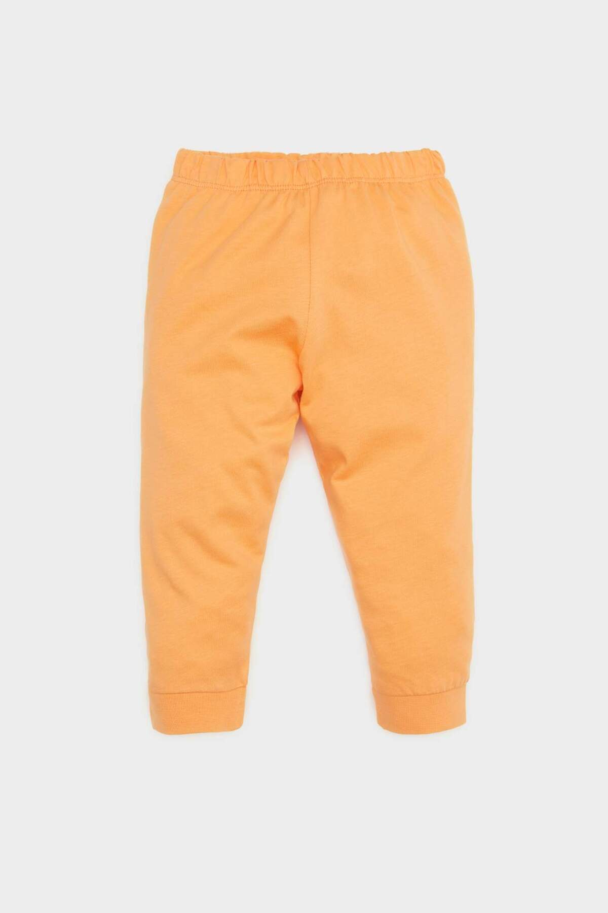 Defacto %100 Pamuklu Garfıeld Baskılı Penye Beli Lastikli Pijama Takımı Erkek Bebek E1176A525SM fotoğrafı 2 (önizleme)