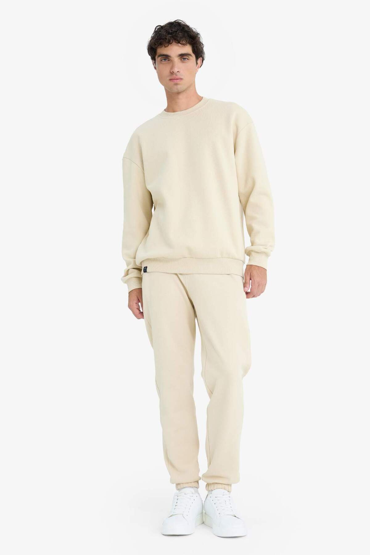 DeFacto Slim Fit Dar Kesim Fermuar Cepli Pike Eşofman Altı D5258AX25SP görsel 4