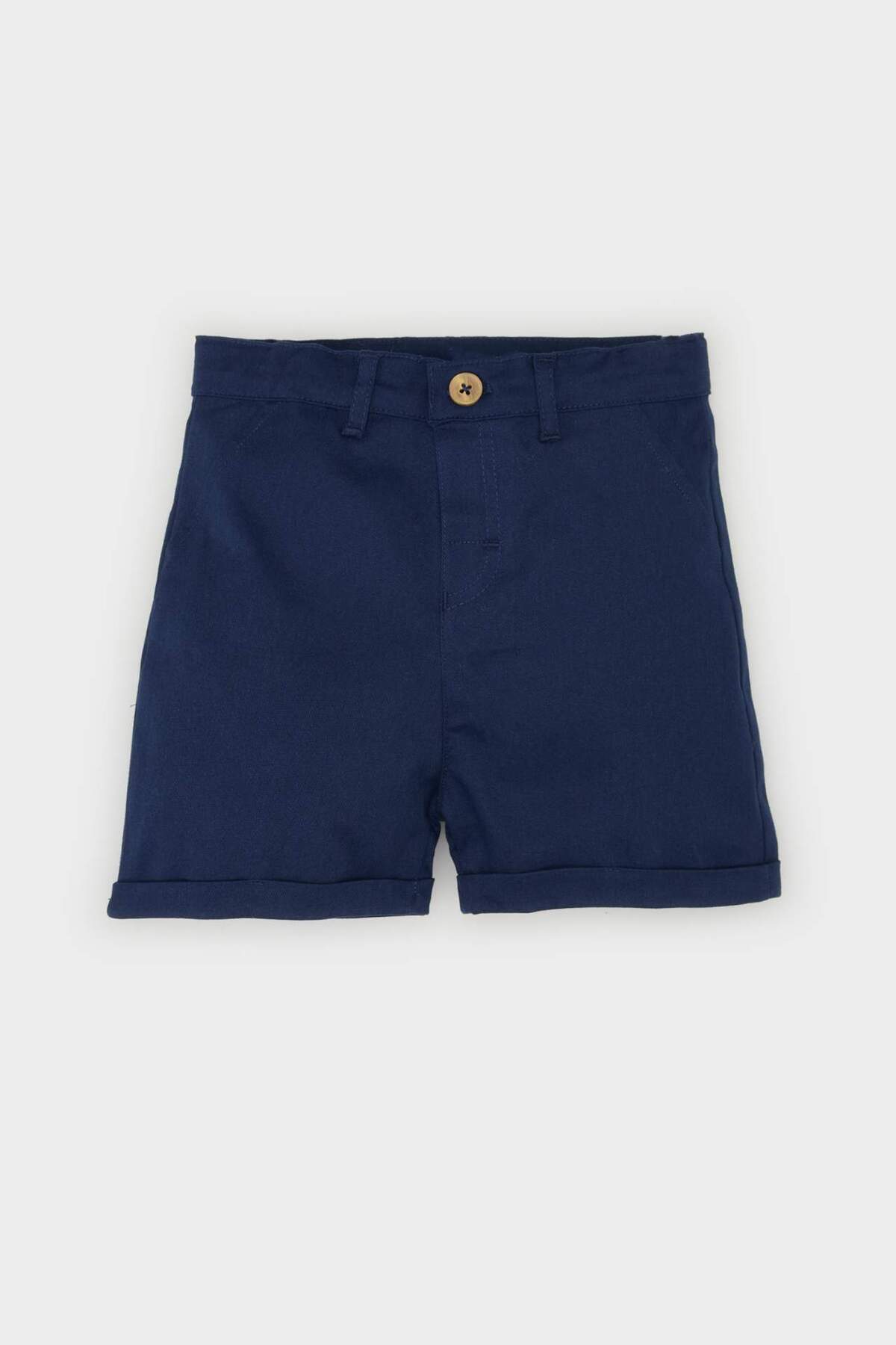 Defacto 2li Takım Çizgili Polo Tişört Şort Erkek Bebek C3439A525SM fotoğrafı 2 (önizleme)