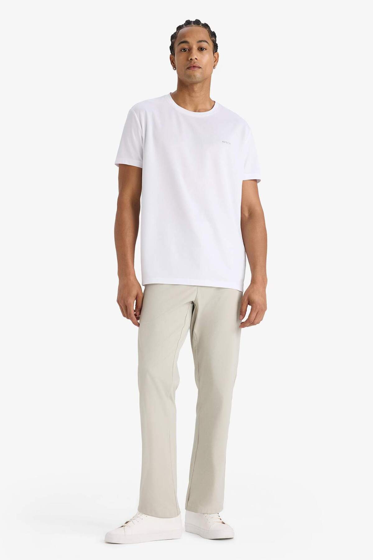 Defacto  Slim Fit Dar Kesim Standart Paça Esnek Multifonksiyonel Dokuma Sporcu Pantolon D9247AX25SP