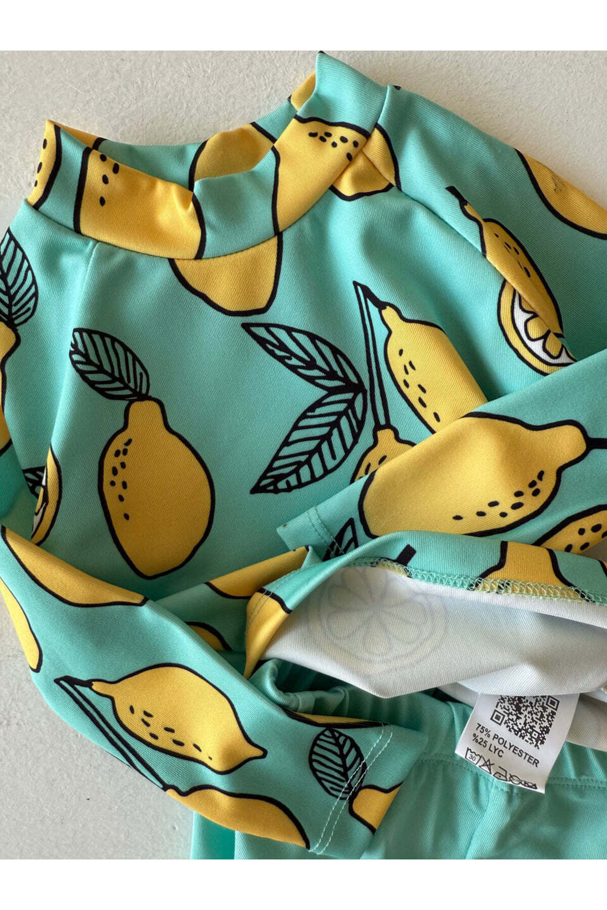 rg kidsstore UV Korumalı Bebek Uzun Kollu Şort Mayo – Güneş Korumalı Deniz ve Havuz Mayosu_RG339 fotoğrafı 6 (önizleme)