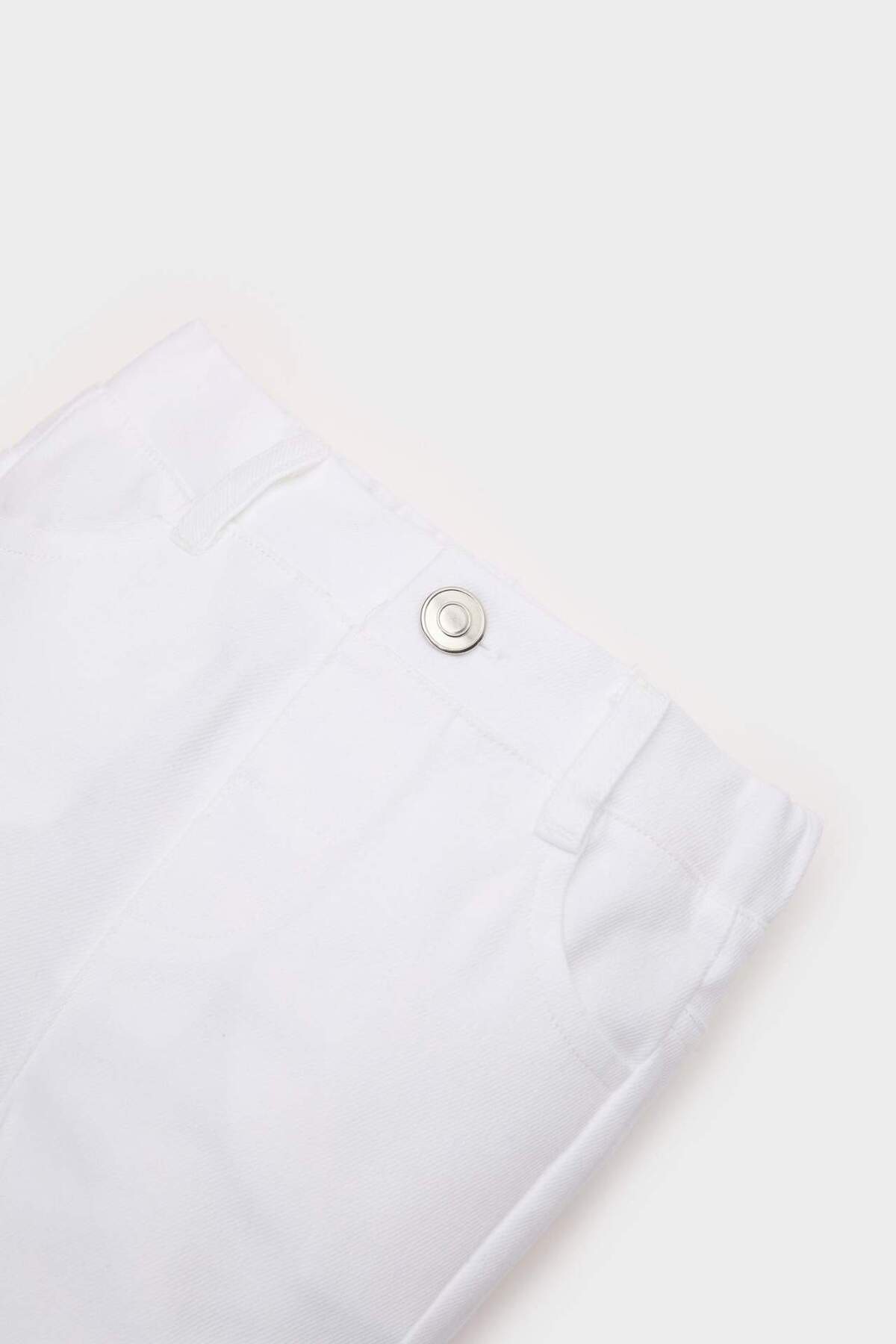 Defacto Flare Fit İspanyol Paça Gabardin Pantolon Kız Bebek E1798A525SM fotoğrafı 3 (önizleme)