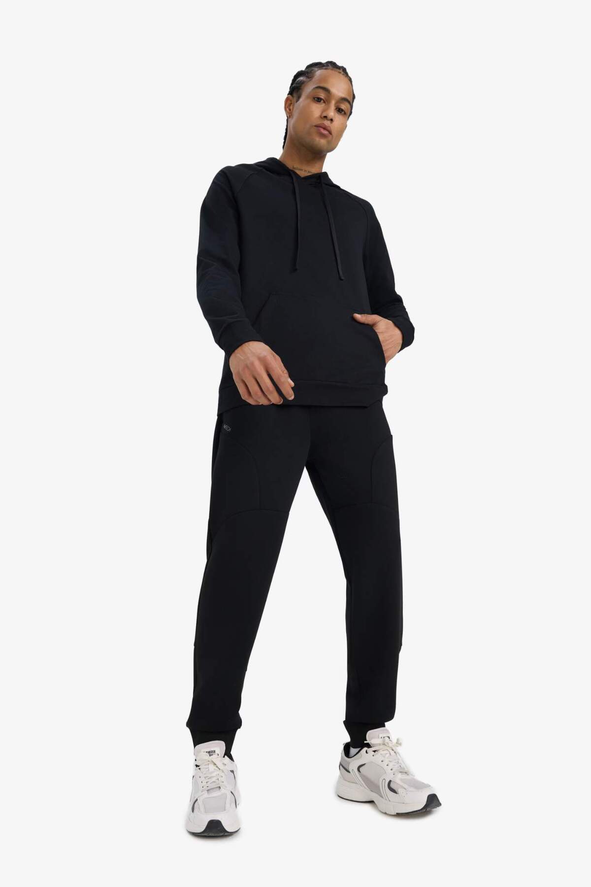 DeFacto Standart Fit Kapüşonlu Sporcu Sweatshirt D8014AX25SP görsel 2