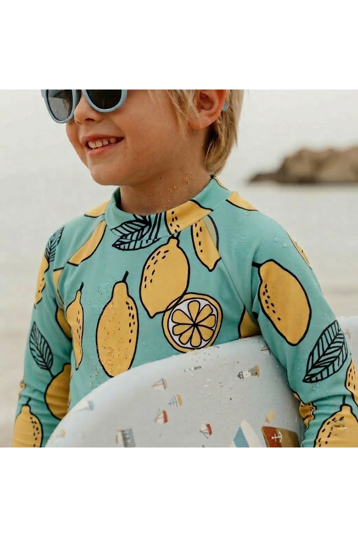 rg kidsstore UV Korumalı Bebek Uzun Kollu Şort Mayo – Güneş Korumalı Deniz ve Havuz Mayosu_RG339 fotoğrafı 2 (önizleme)