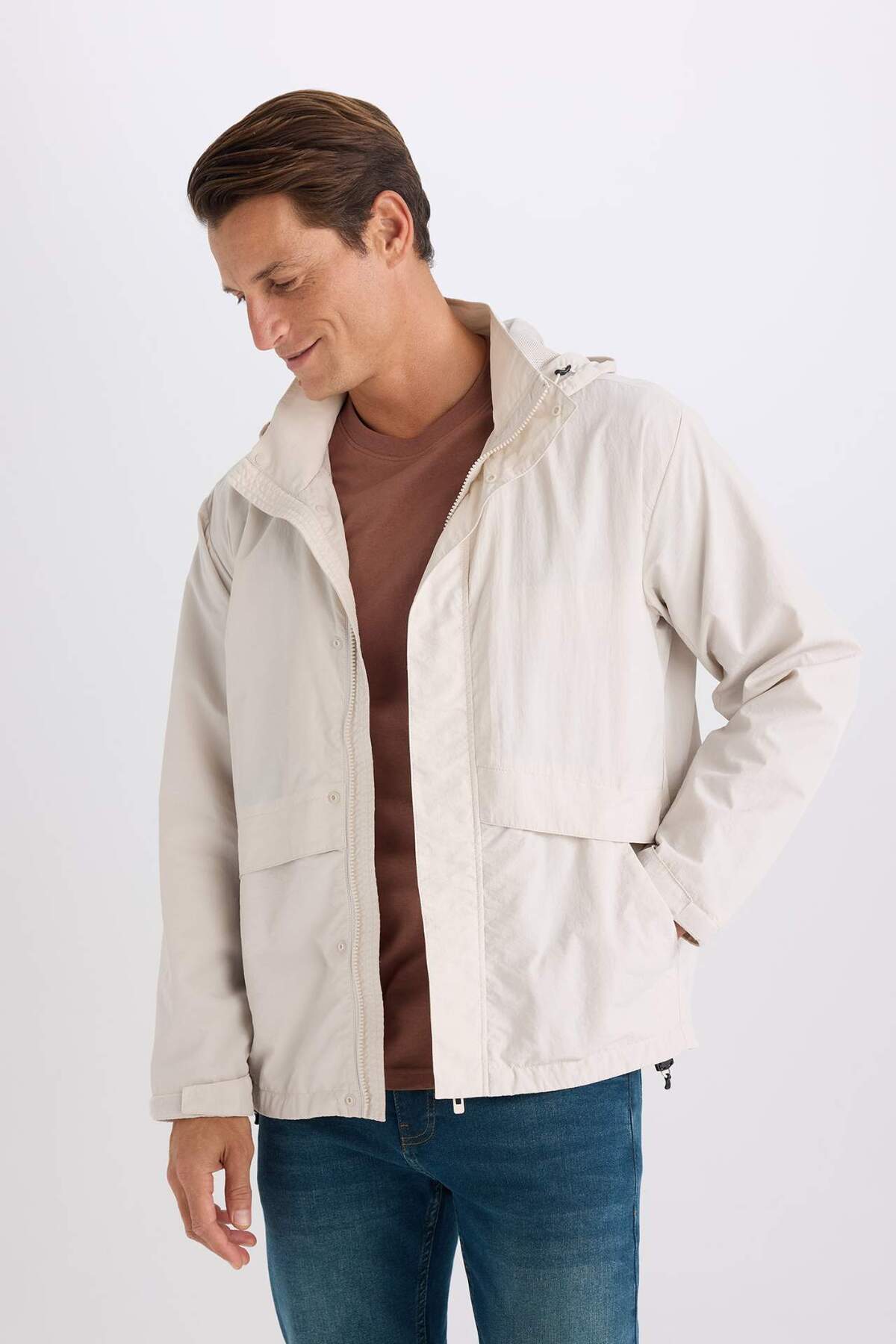 Defacto  Su İtici Kapüşonlu Yağmurluk D6305AX25SP - Görsel 3