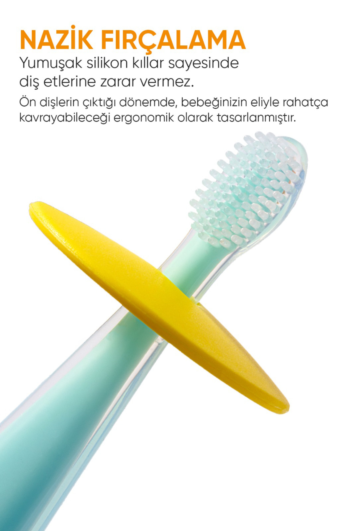 BABYTON Silikon Diş Fırçası fotoğrafı 2 (önizleme)