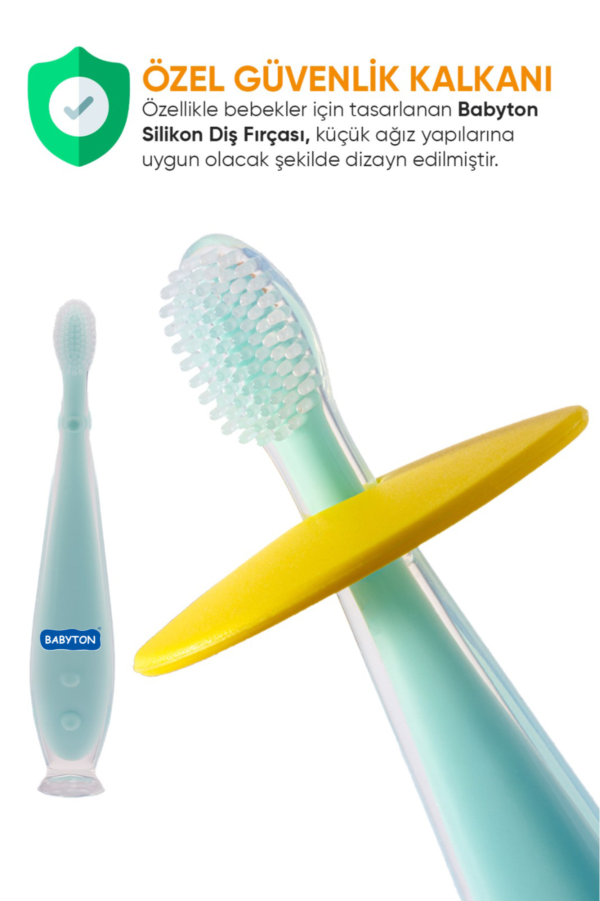 BABYTON Silikon Diş Fırçası fotoğrafı 3 (önizleme)
