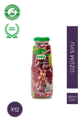ersu %100 Üzüm Suyu 250 ml 12'li