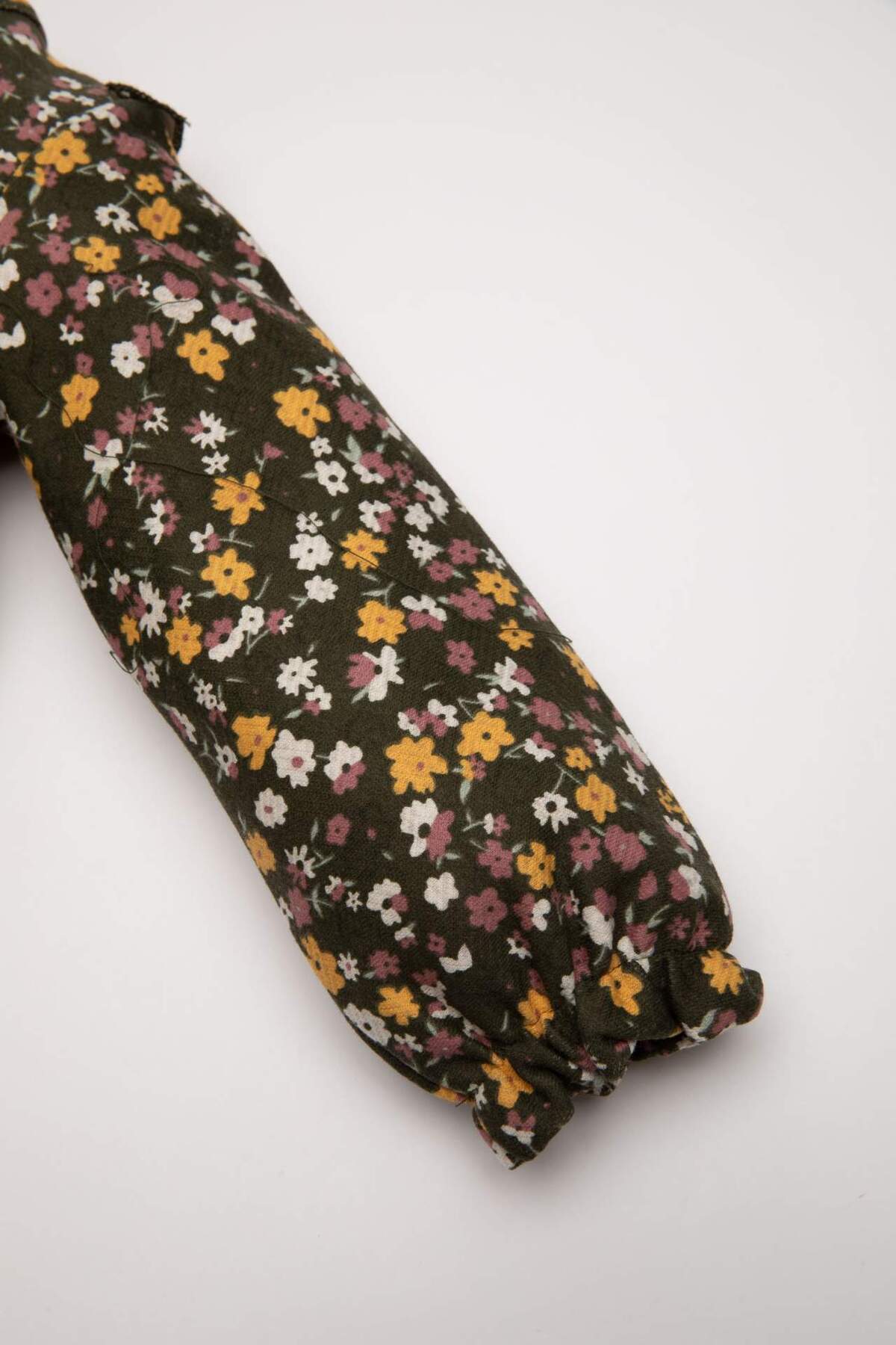 Defacto Desenli Uzun Kollu Elbise Kız Bebek D5634A524WN fotoğrafı 4 (önizleme)