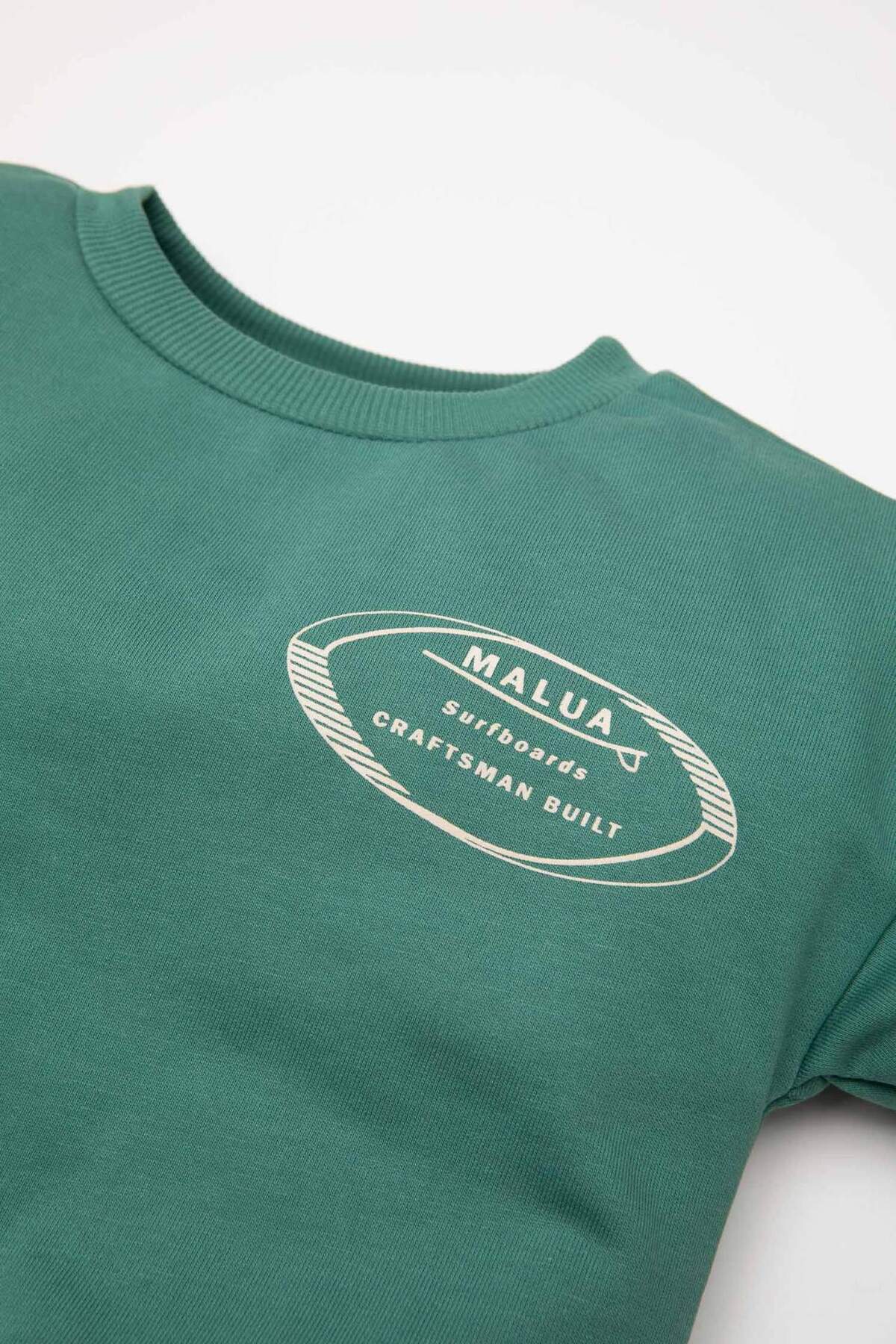 Defacto Erkek Bebek 2li Takım Baskılı Sweatshirt Beli Lastikli Eşofman Altı B3189A524WN fotoğrafı 3 (önizleme)