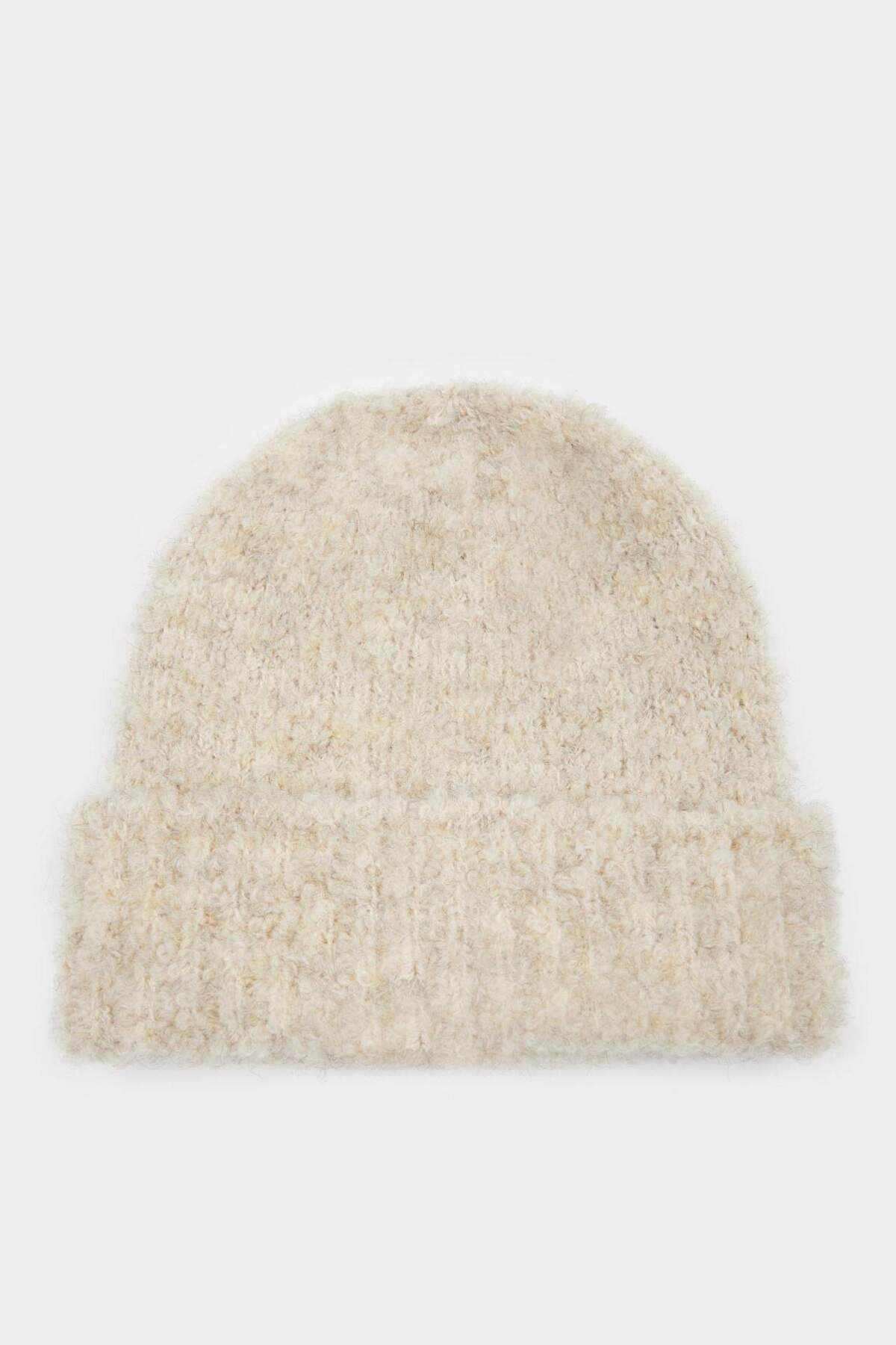 Defacto  Kadın Pelüş Bere C6637AX24WN - Görsel 4