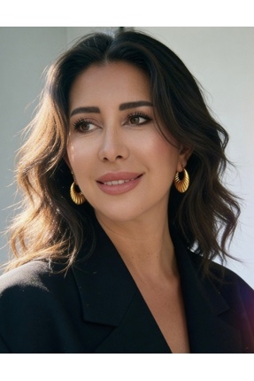 Atelier Sriza Bessie- Çelik Küpe- Gold