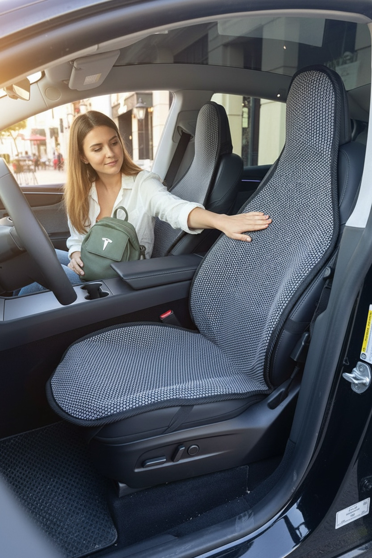 TREND Meka Part Oto Koltuk Koruyucu Kılıf Universal 2+3 Tam Set %100 Pamuk fotoğrafı 3 (önizleme)