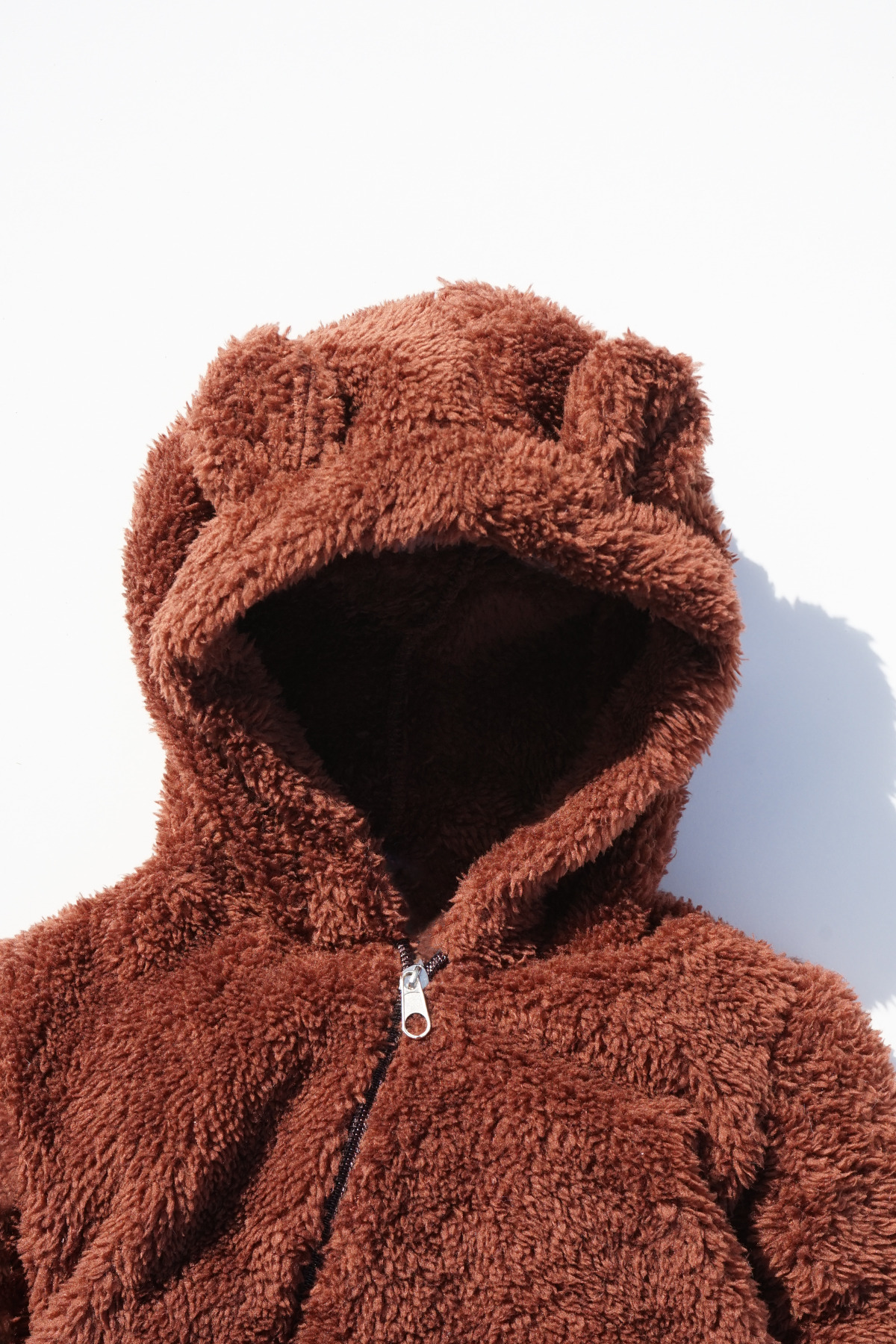 ipek atlas Kız Erkek Bebek Ve Çocuk Kışlık Patikli Eldivenli Ayıcık Tulum fotoğrafı 4 (önizleme)