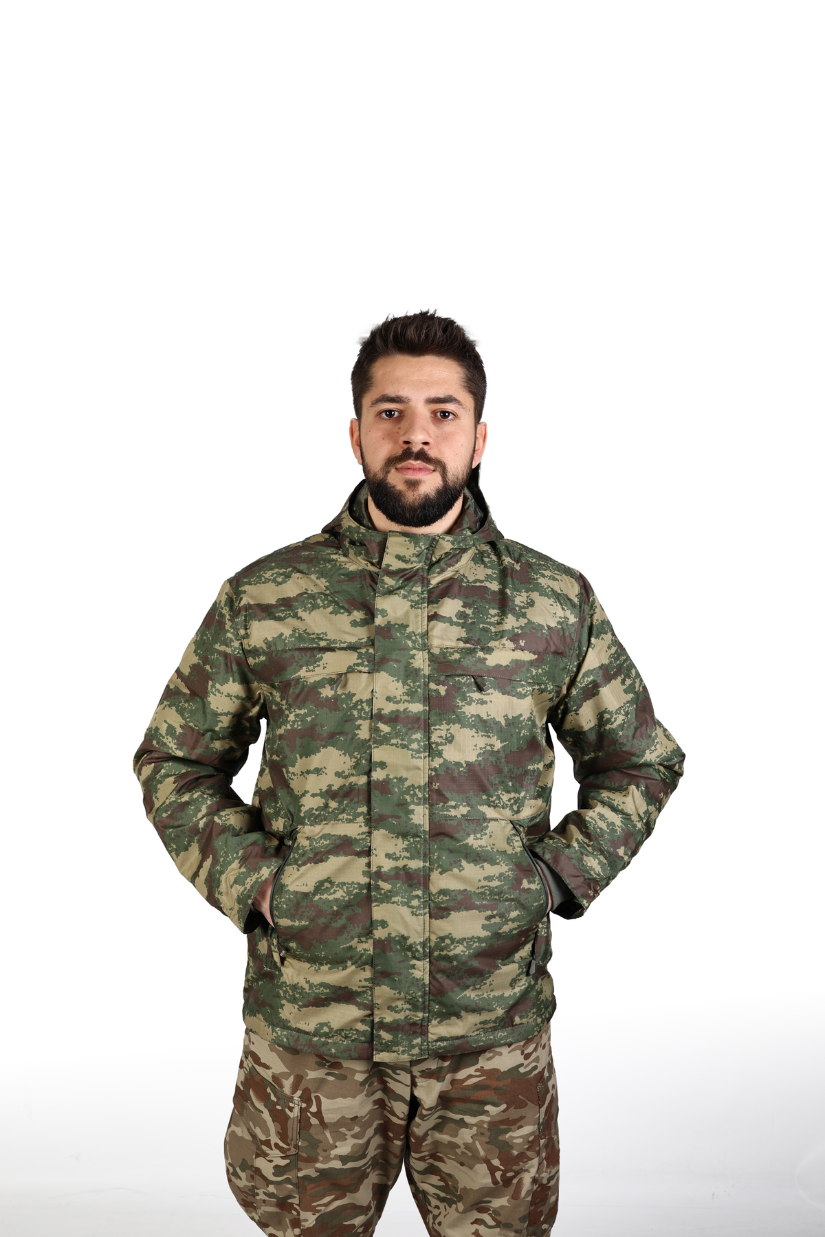 Soğuk İklim Avcı ve Outdoor Mont — سبز ERVSK001