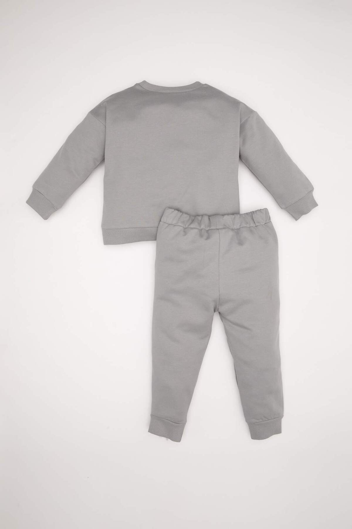 Defacto Erkek Bebek 2li Takım Baskılı İnce Sweatshirt Eşofman Altı D6262A5NS fotoğrafı 5 (önizleme)