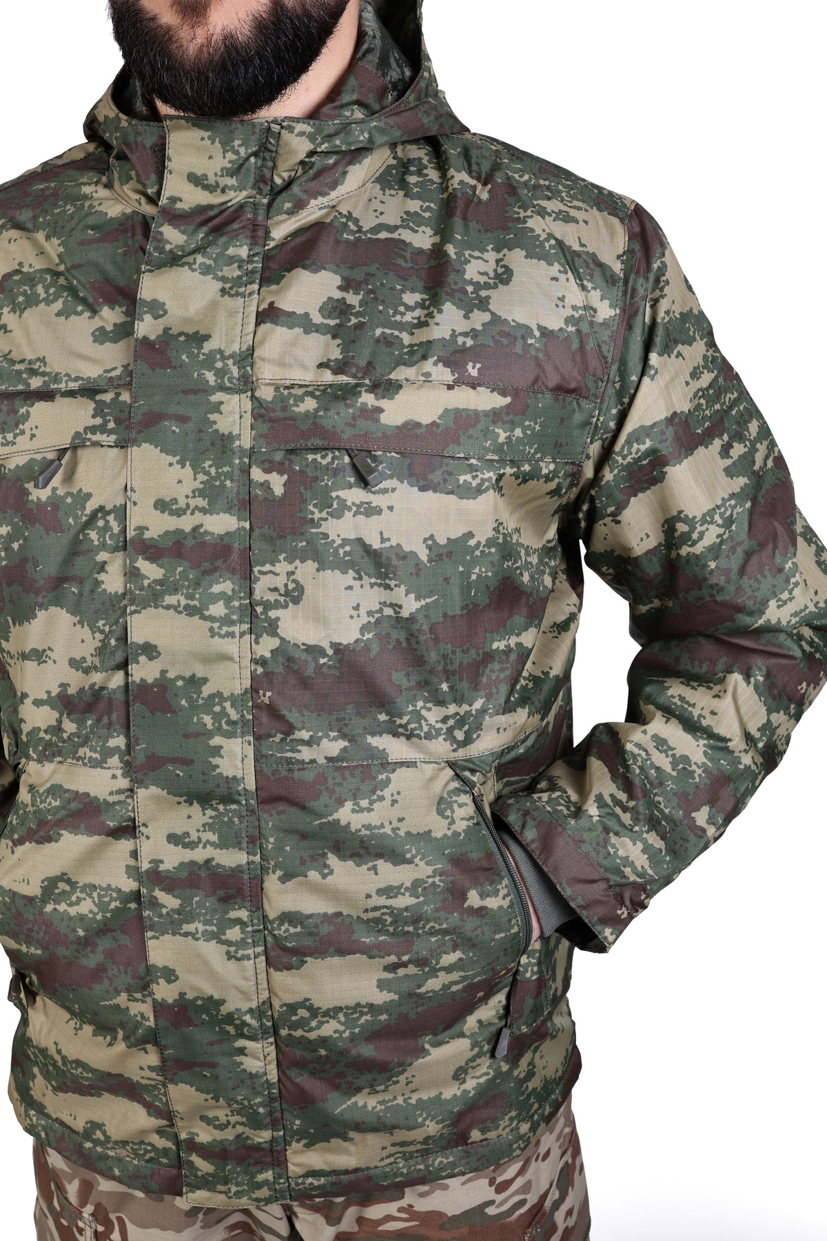 Soğuk İklim Avcı ve Outdoor Mont — سبز ERVSK001 — تصویر 3 از 5