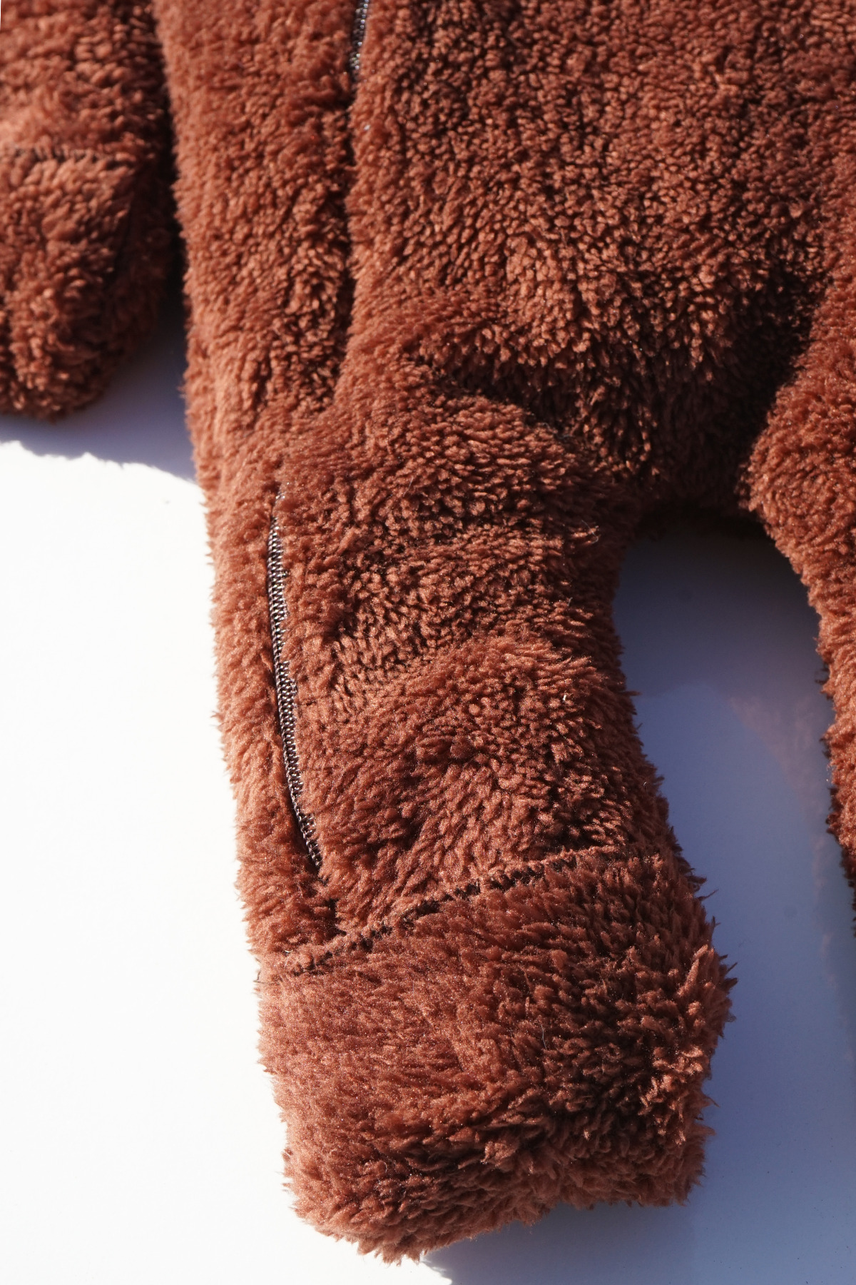 ipek atlas Kız Bebek Ve Çocuk Peluş Fermuarlı Kışlık Tavşan Tulum fotoğrafı 5 (önizleme)