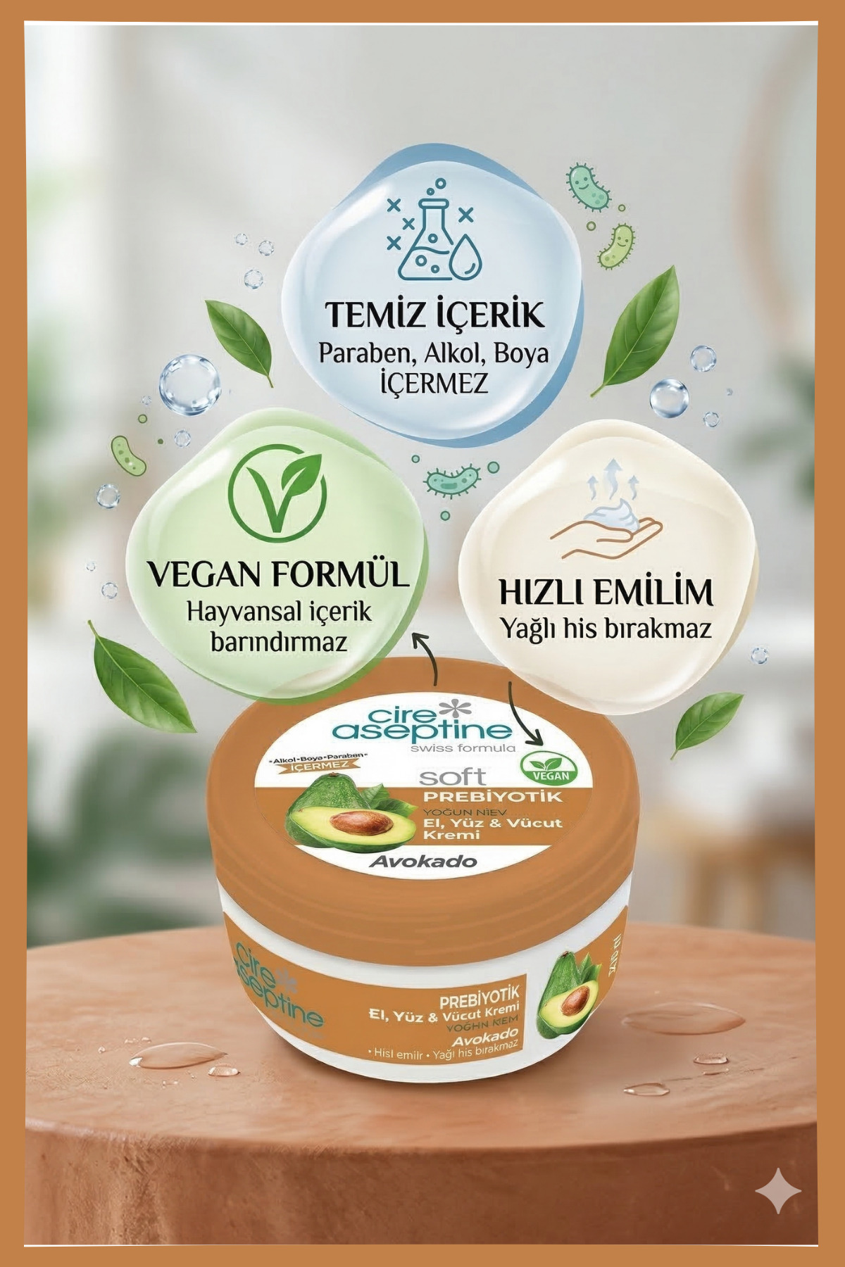 Krem 300ml Prebiyotik Avokado — CA110020 — تصویر 3 از 6