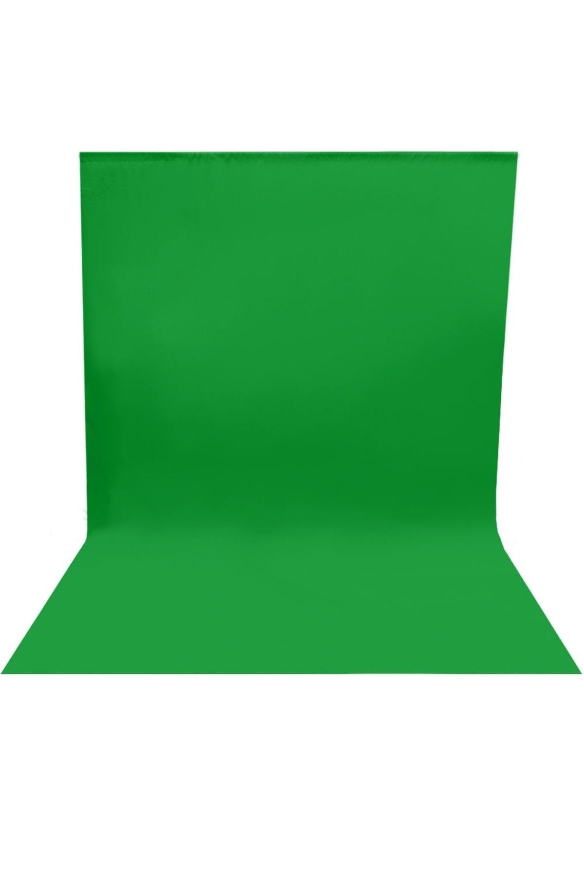 (2x3 M) Chromakey-green Screen- Greenbox Yeşil Fon Perde- % 100 Pamuk
