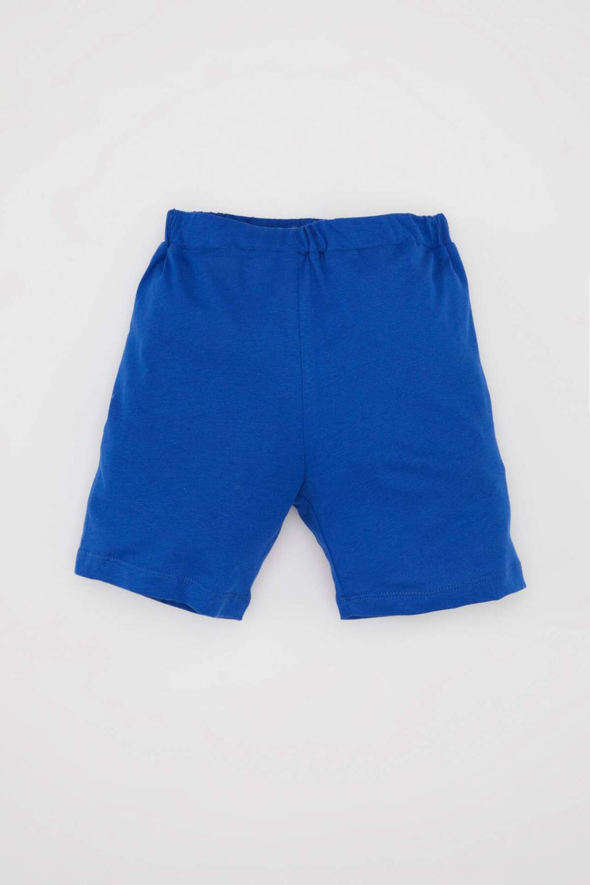 Defacto Erkek Bebek 2li Takım Bisiklet Yaka Baskılı Penye Kısa Kollu Tişört Şort C5918A524SM fotoğrafı 2 (önizleme)