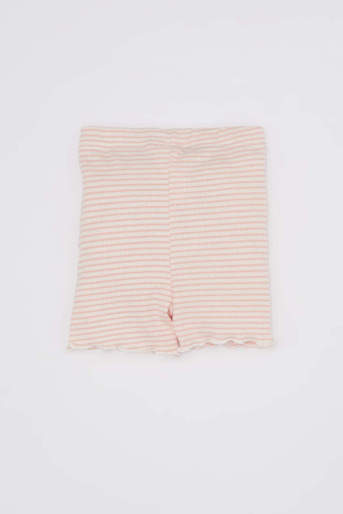 Defacto Çizgili Fitilli Kaşkorse Şort Kız Bebek D4973A524SM fotoğrafı 4 (önizleme)