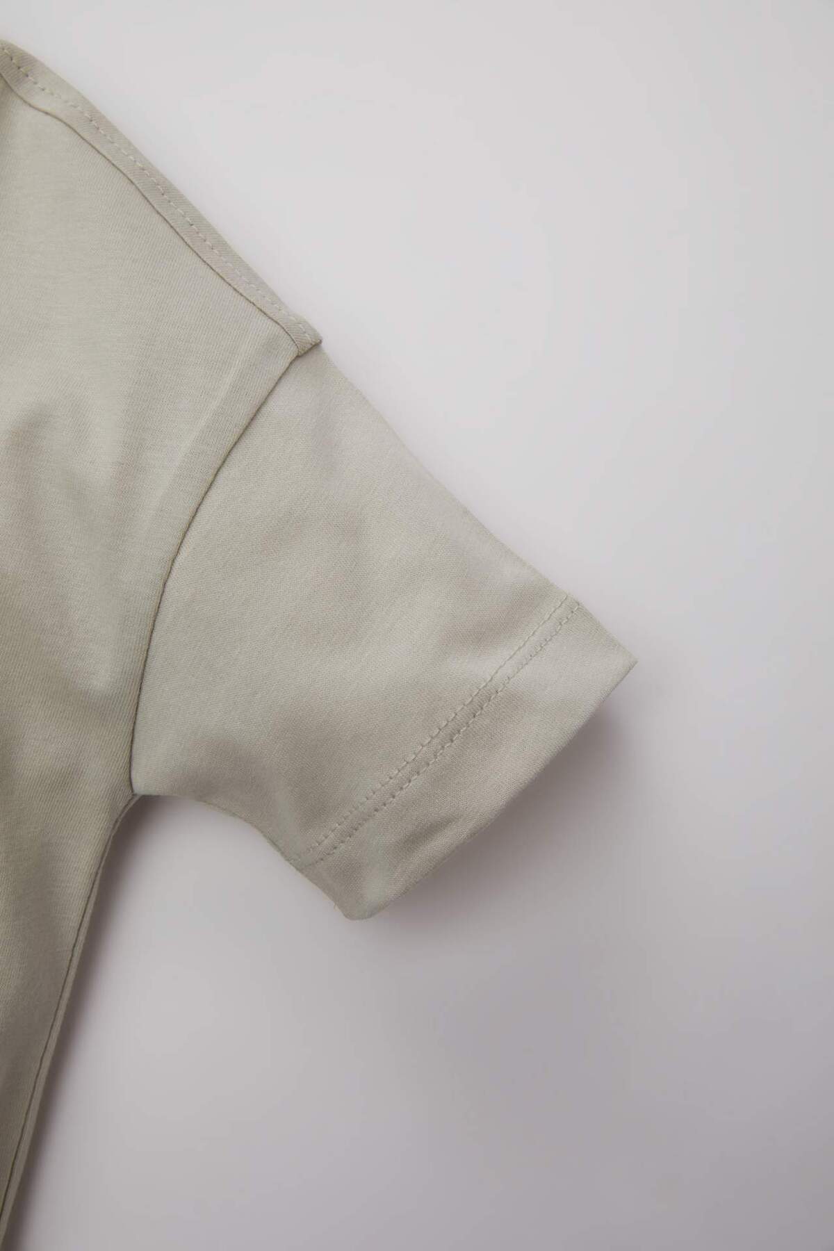 Defacto Erkek Bebek 2li Takım Dinazor Baskılı Bisiklet Yaka Kısa Kollu Tişört Şort C1010A524SM fotoğrafı 4 (önizleme)