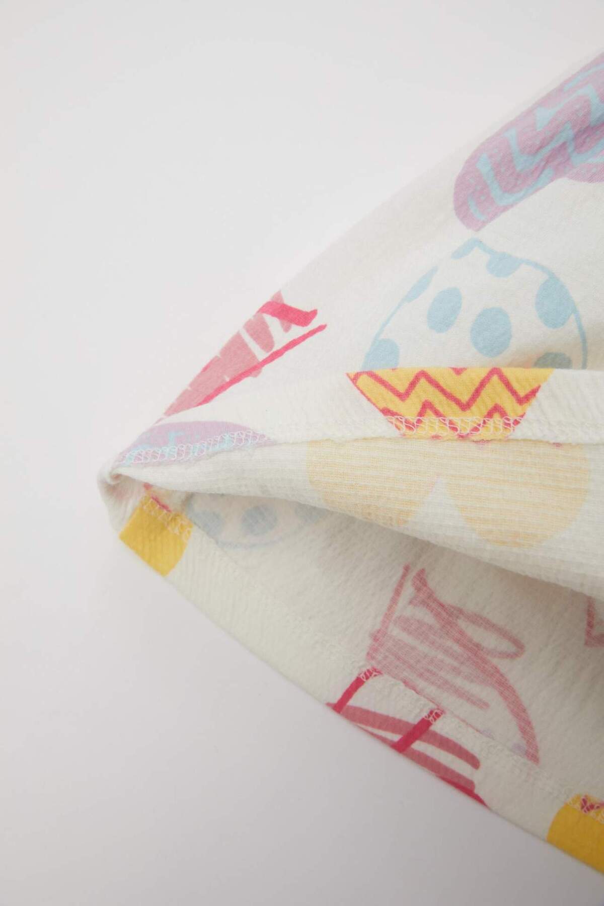 Defacto Kalp Desenli Kısa Kollu Elbise Kız Bebek C2393A524SM fotoğrafı 7 (önizleme)