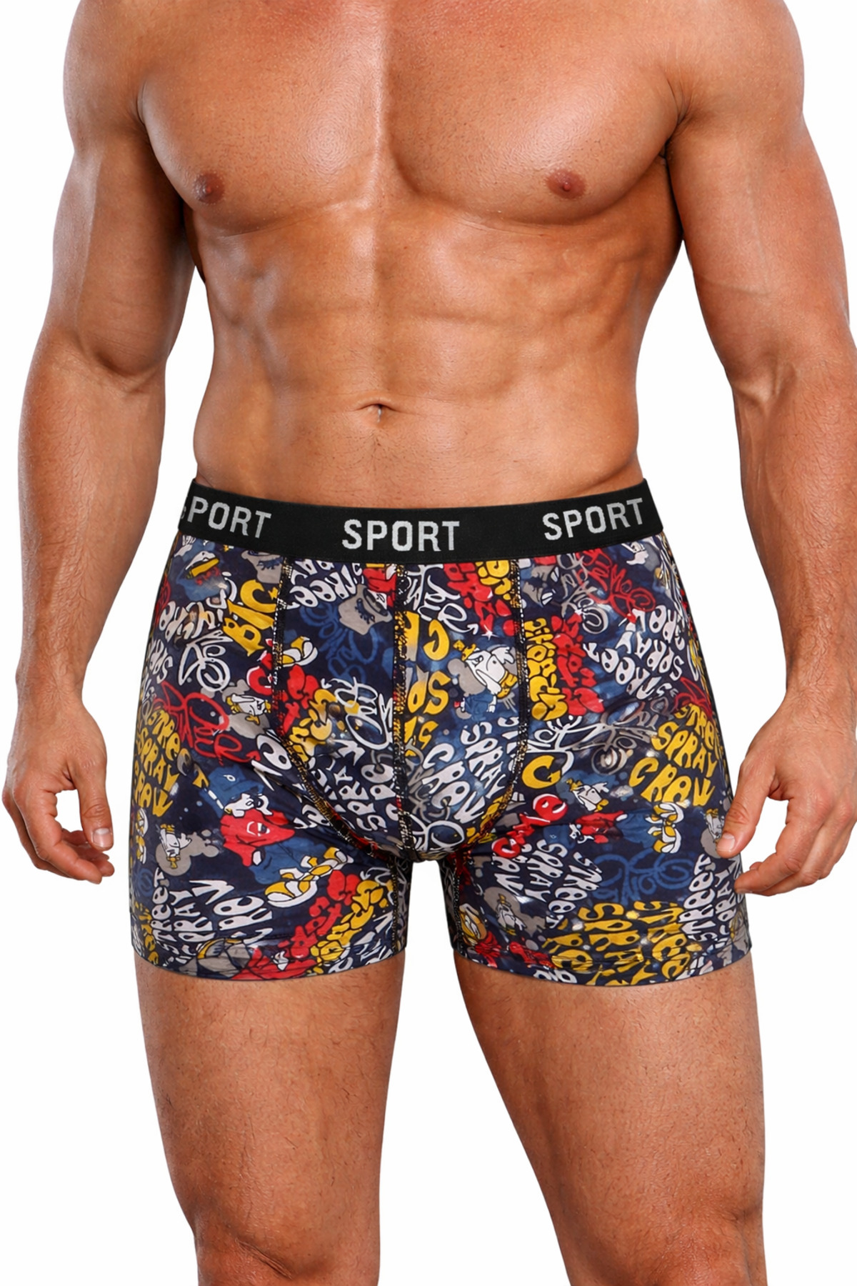 Vien&Karl  Erkek Desenli 6’lı Premium Penye Kutu Pamuklu Likralı Boxer - Görsel 8