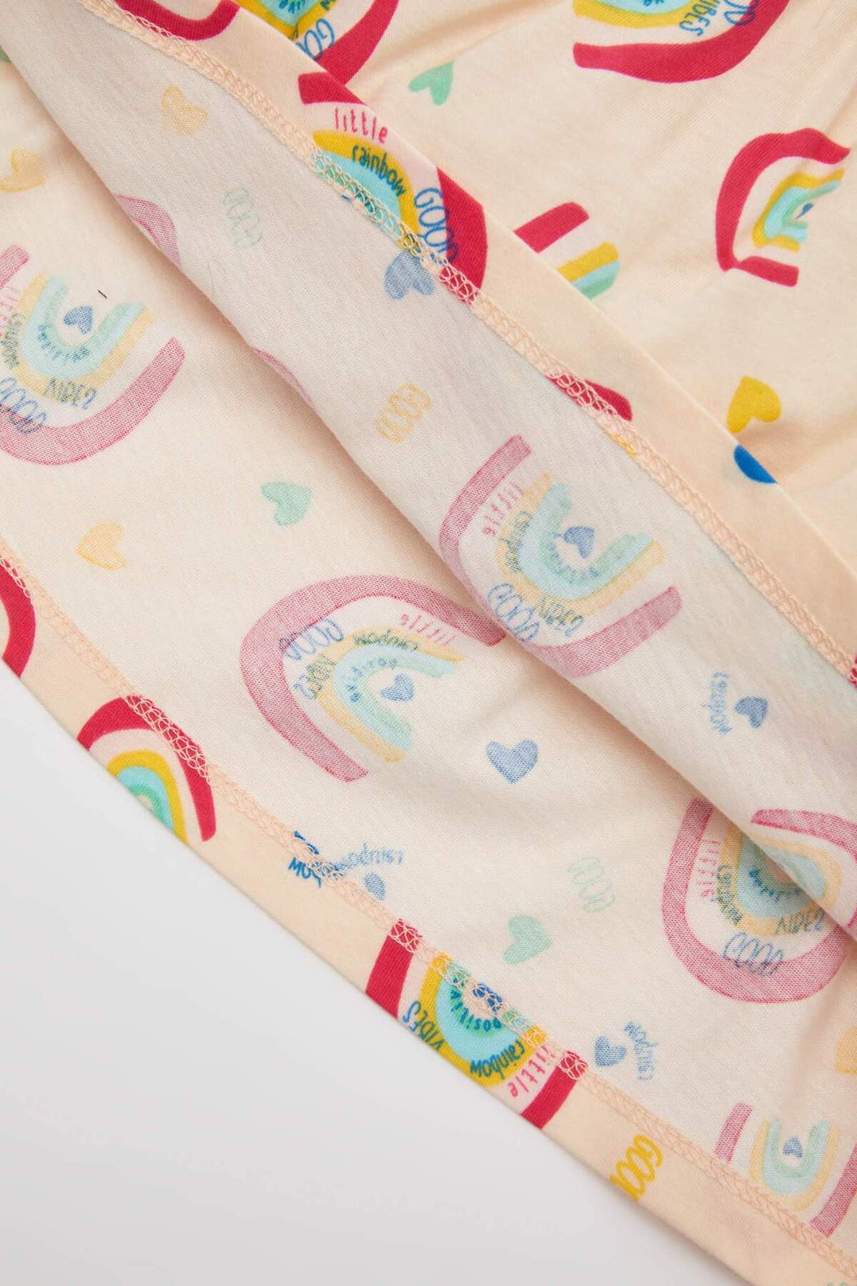 Defacto Kız Bebek Desenli Kolsuz Elbise C0074A524SM fotoğrafı 3 (önizleme)