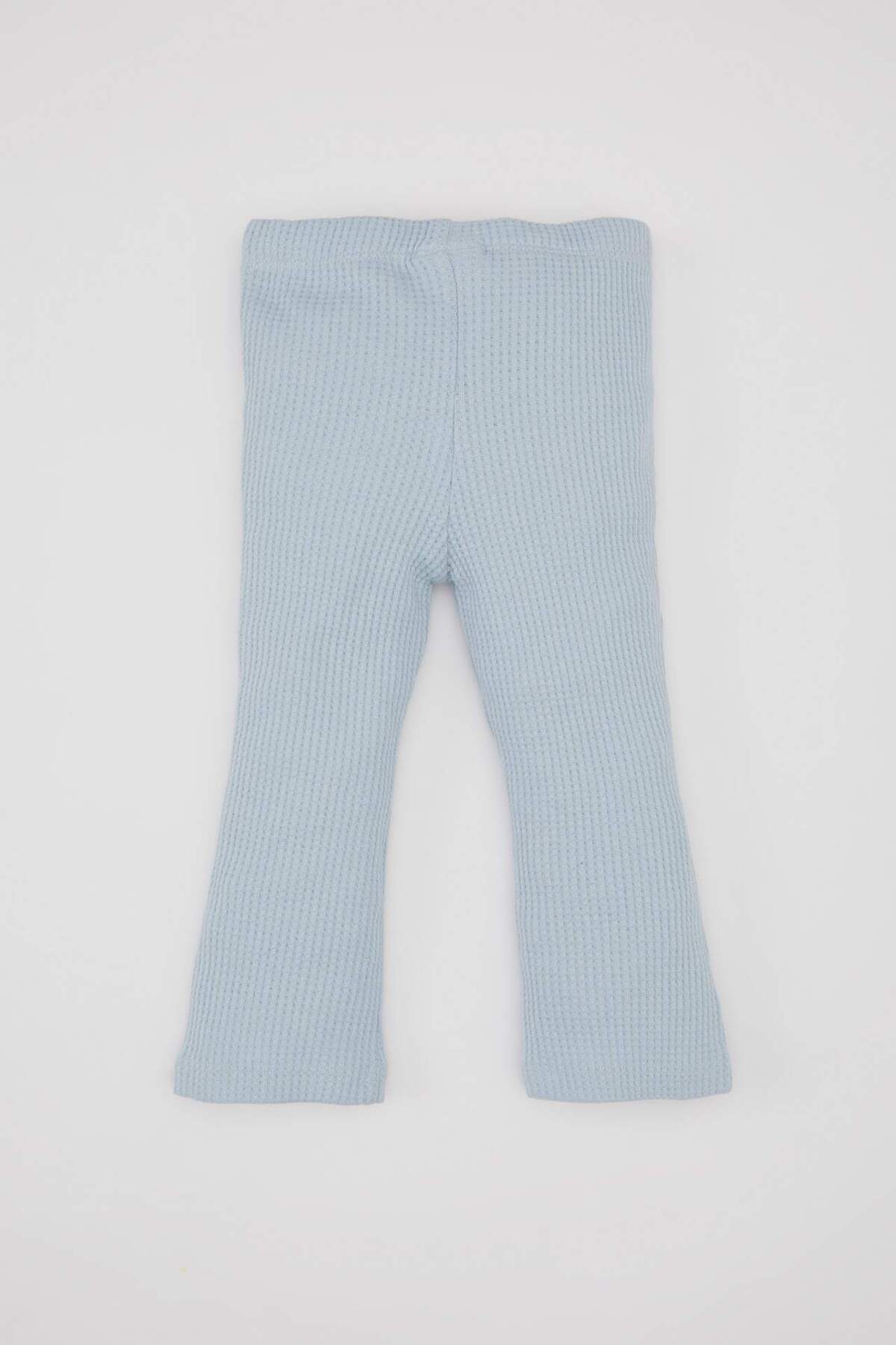 Defacto İspanyol Paça Waffle Tayt Kız Bebek C2256A524SP fotoğrafı 4 (önizleme)