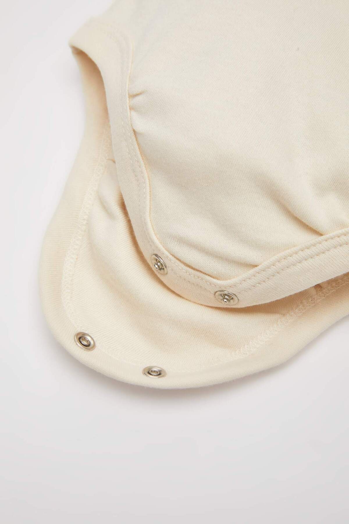 Defacto Kız Bebek Yeni Doğan Bisiklet Yaka Gökkuşağı Baskılı Uzun Kollu Çıtçıtlı Body B7713A524SP fotoğrafı 3 (önizleme)