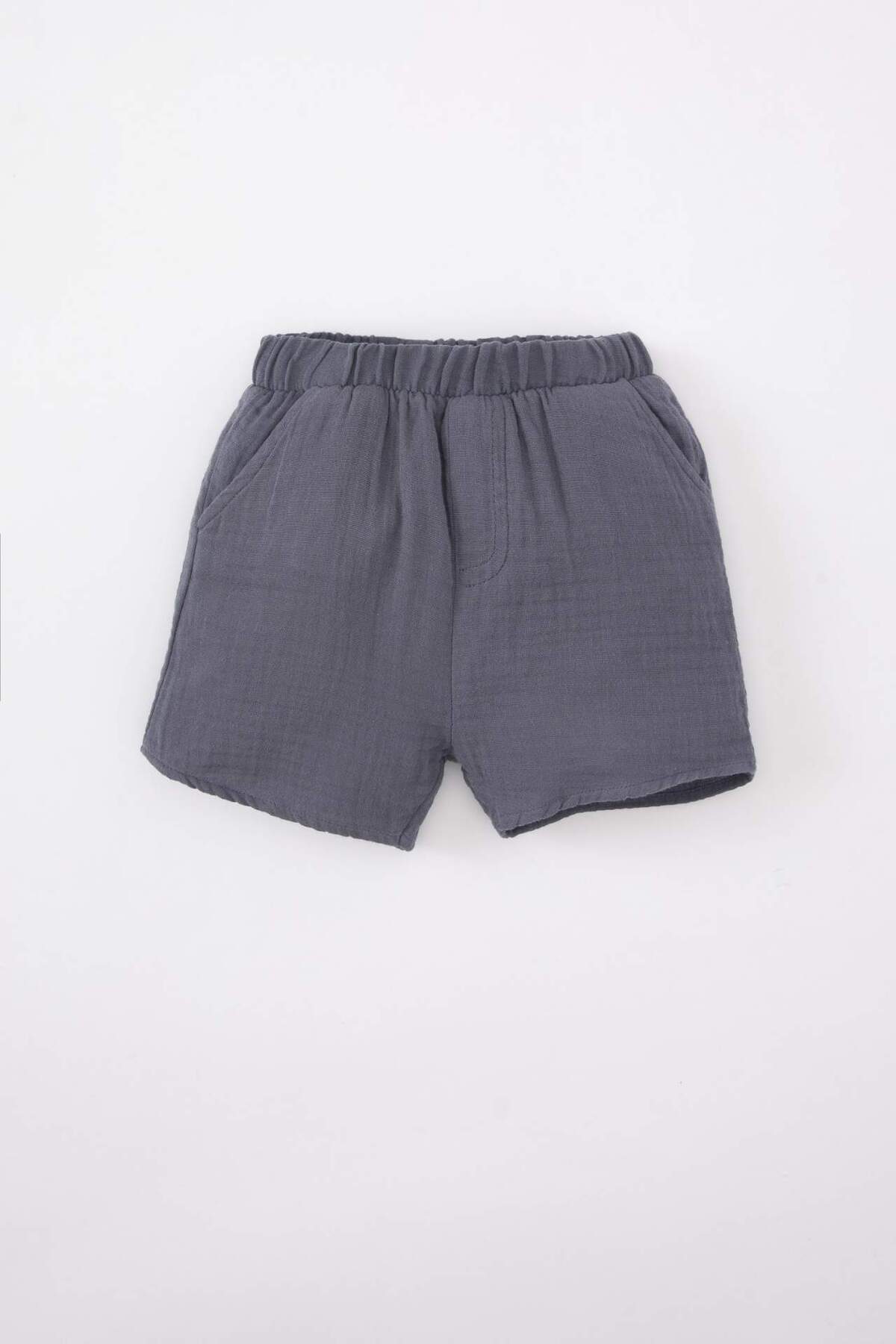 Defacto Erkek Bebek 2li Takım Kısa Kollu Gömlek Şort B8063A524SM fotoğrafı 2 (önizleme)