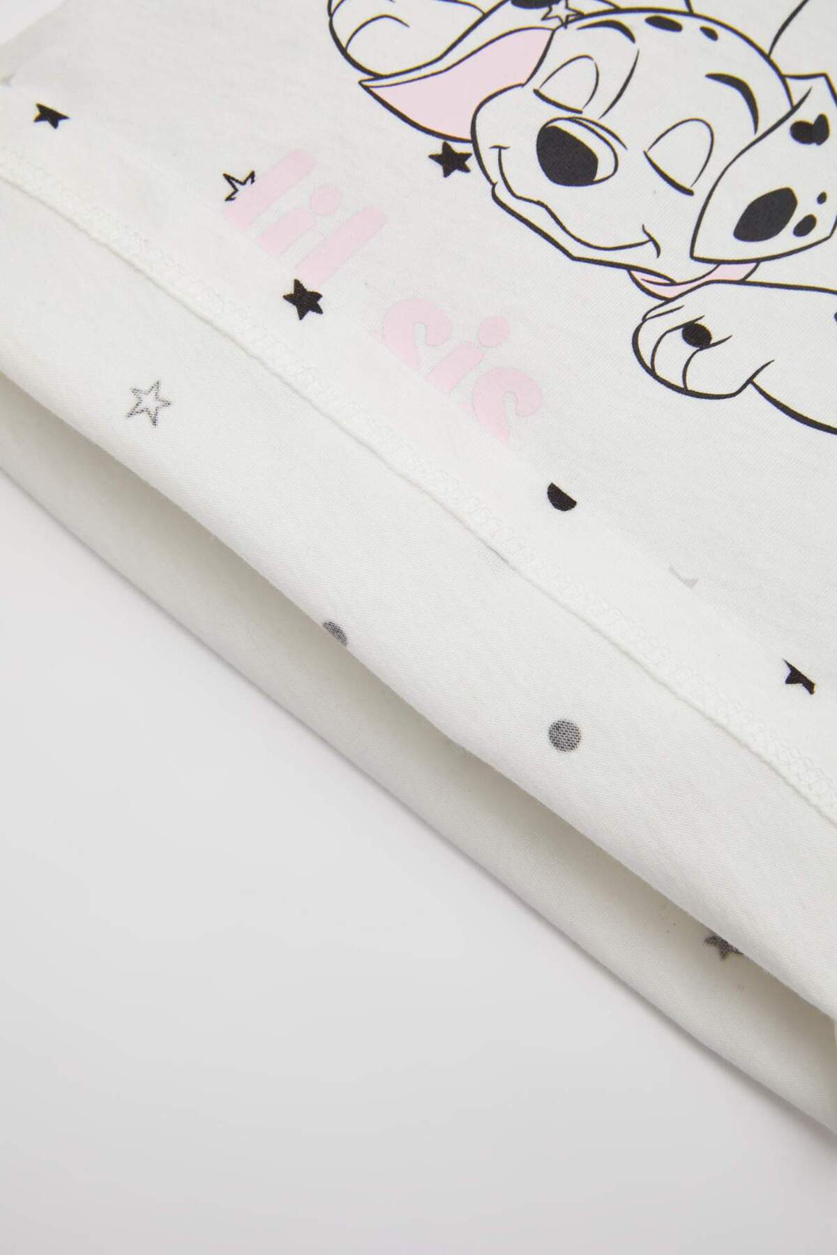 Defacto Kız Bebek 101 Dalmatians Pijama Takımı Penye Bisiklet Yaka Kısa Kollu Üst Şort C2038A524HS fotoğrafı 4 (önizleme)