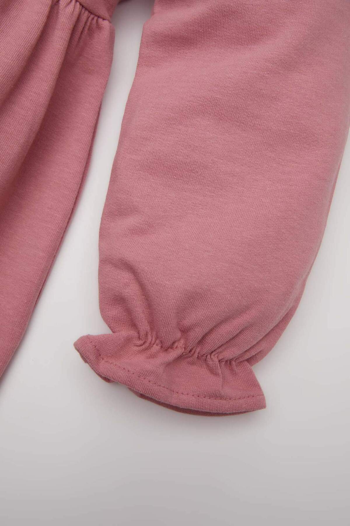 Defacto Kız Bebek Baskılı Uzun Kollu Elbise B7560A524SP fotoğrafı 3 (önizleme)