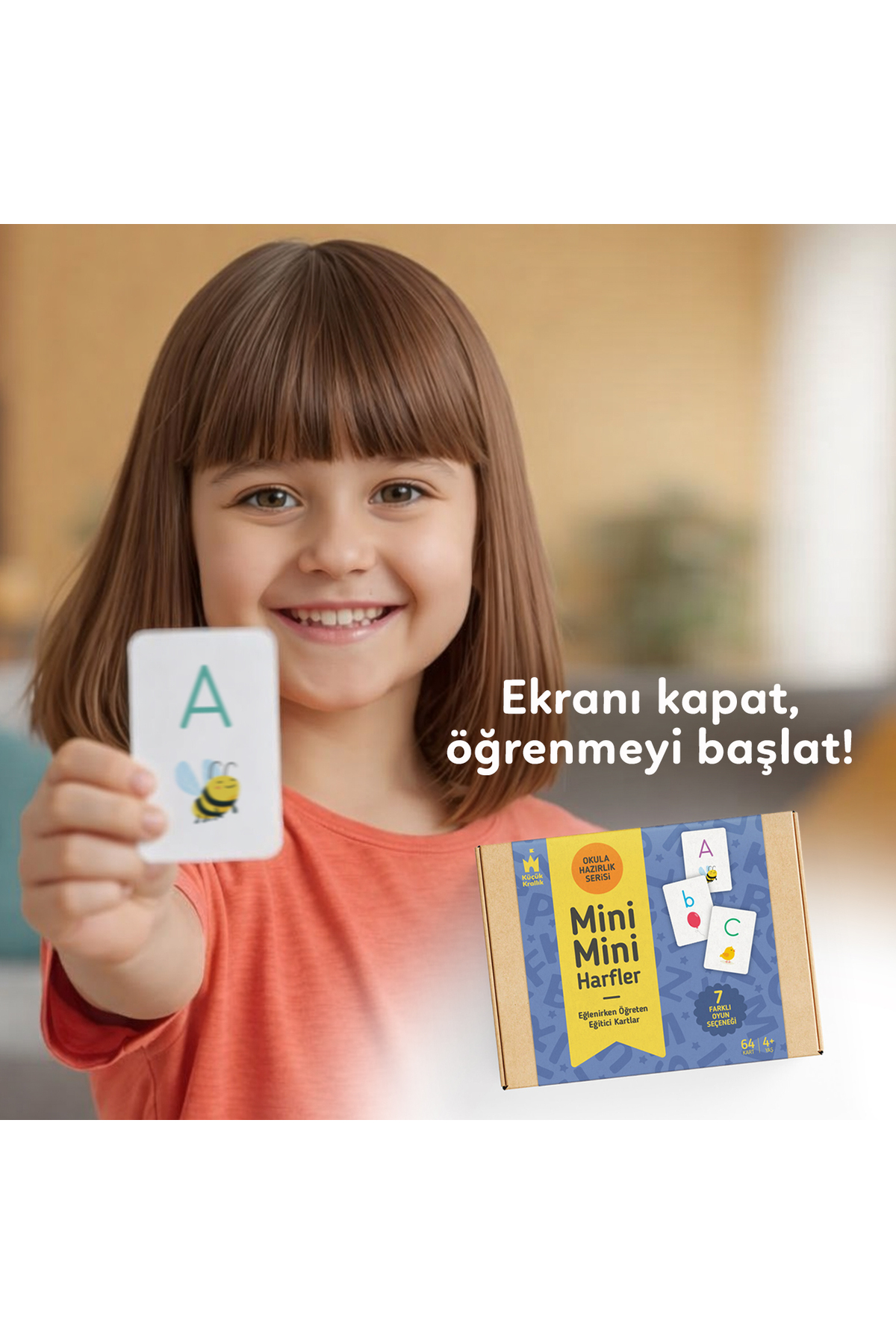 Küçük Krallık Harfler Seti | 64 Harf Kartı | 7 Oyun fotoğrafı 3 (önizleme)