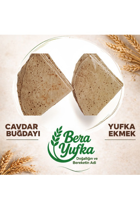 Bera Yufka 1 Adet Çavdar Kuru Yufka Ekmeği – %100 Çavdar Buğdayından Katkısız...