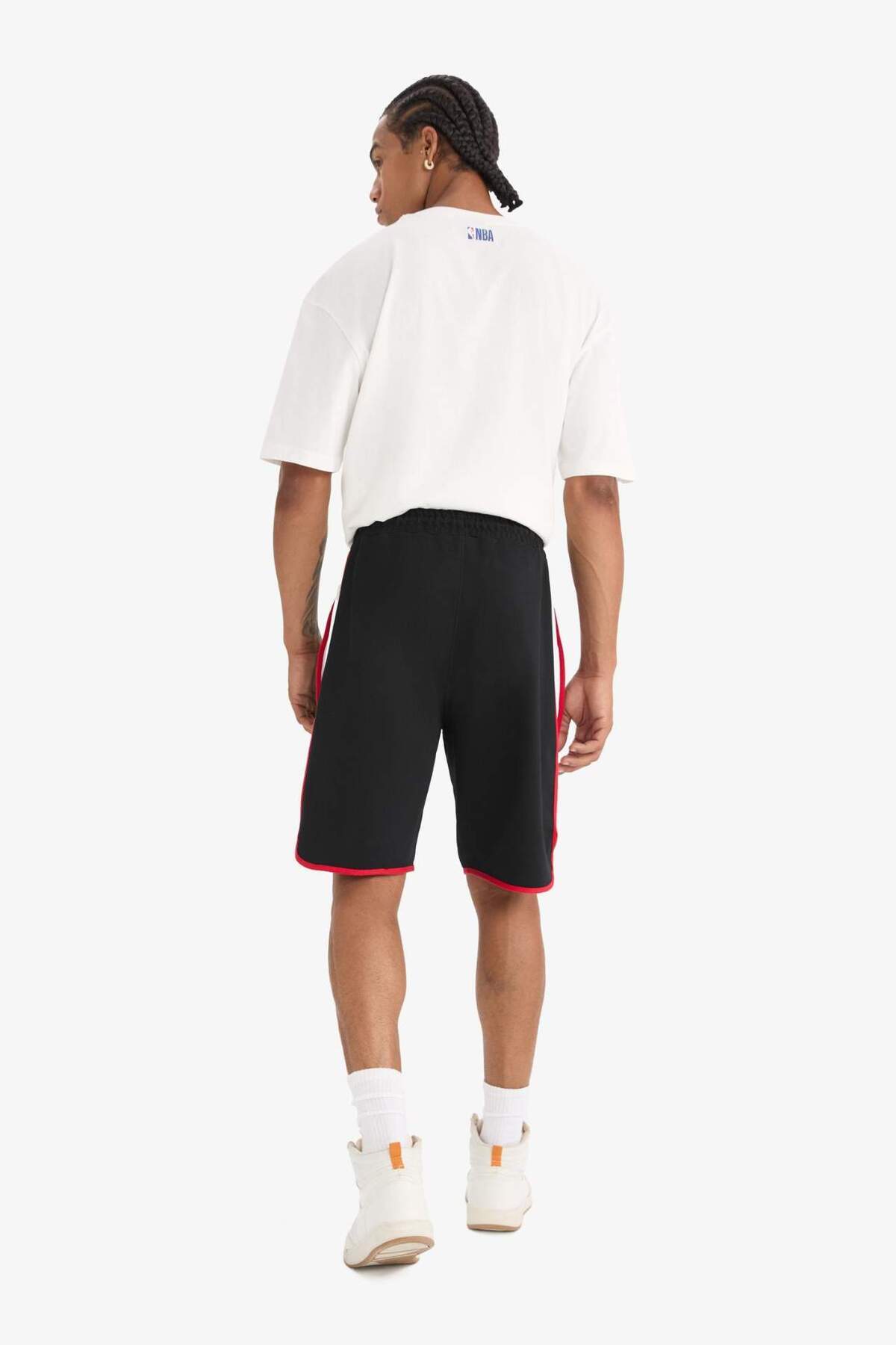 DeFacto NBA Chıcago Bulls Standart Fit Kısa Paça Şort A3822AX23SM görsel 8